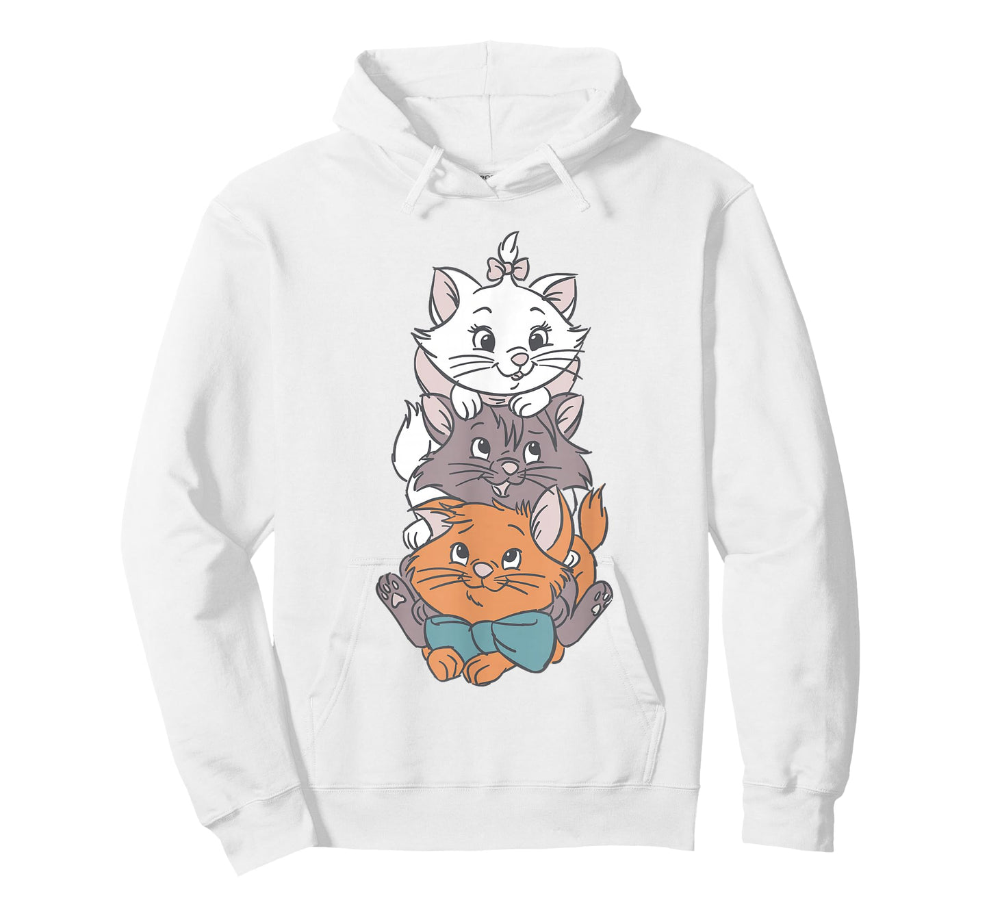 Disney The Aristocats Adorable Cute Trio Big Chest Portrait T-Shirt