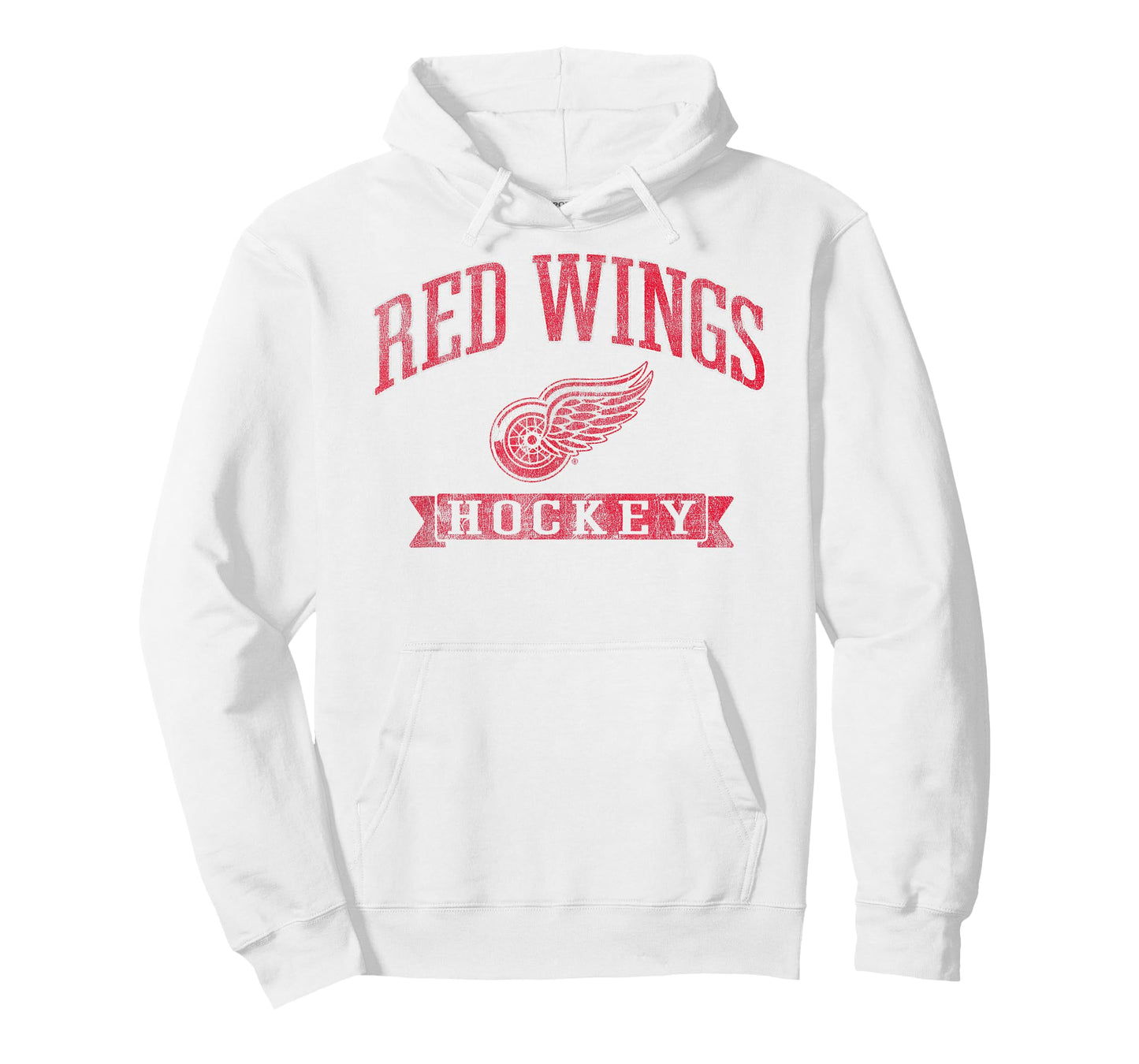 Detroit Red Wings Vintage Hockey Gray Officially Licensed T-Shirt