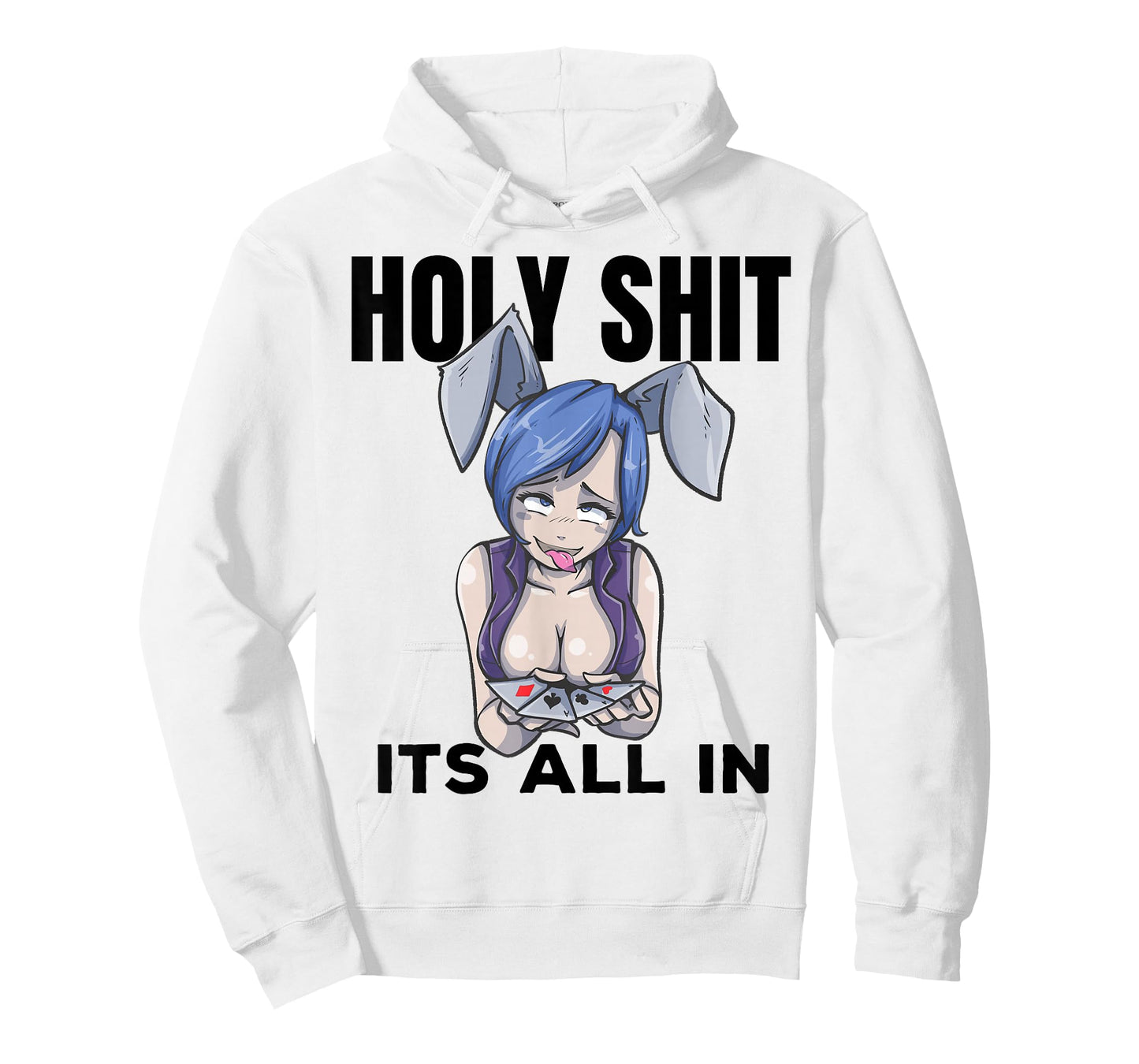 Otaku Ahegao Poker Ecchi Etchi Hentai Lewd Senpai Waifu Gift T-Shirt