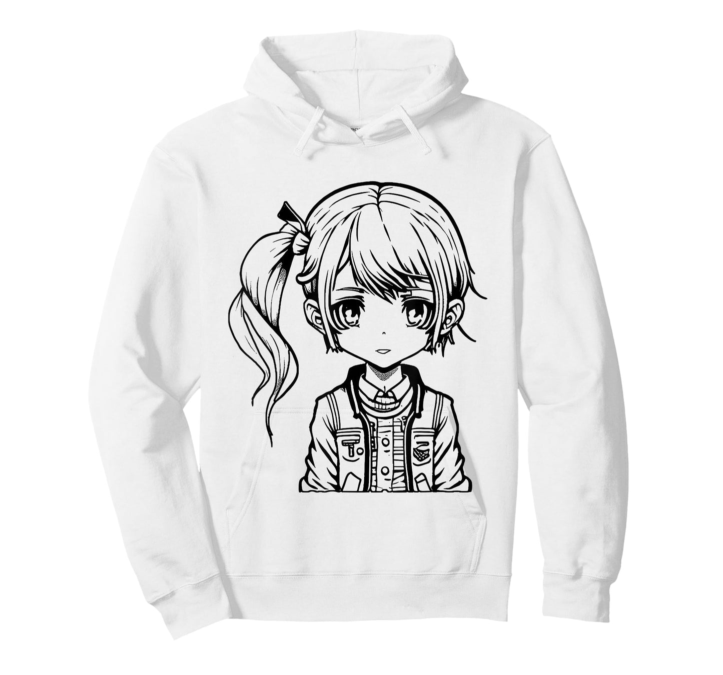 Coloring anime girl and painting them yourself T-Shirt