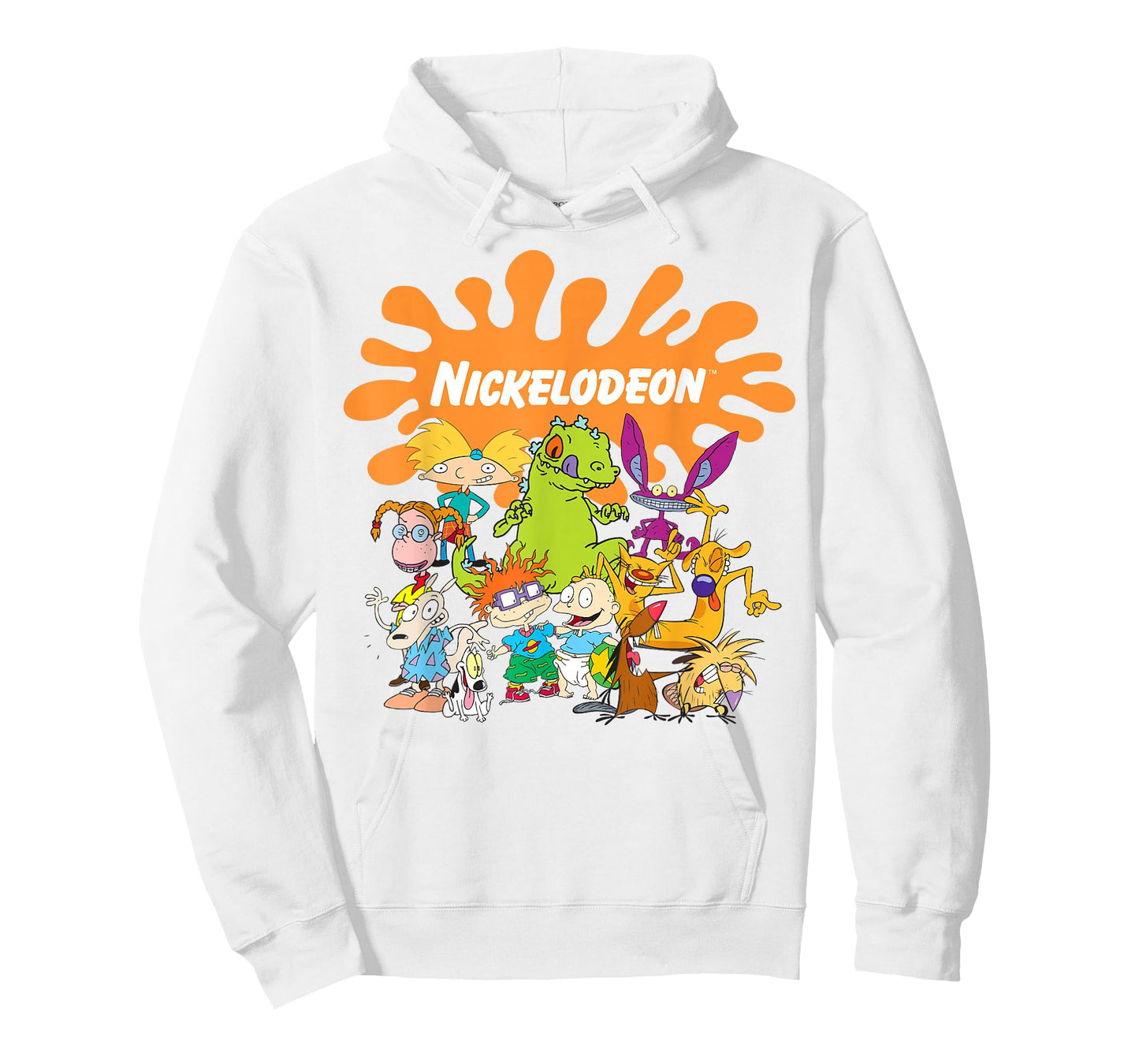 Nickelodeon Logo Characters Group Shot T-Shirt