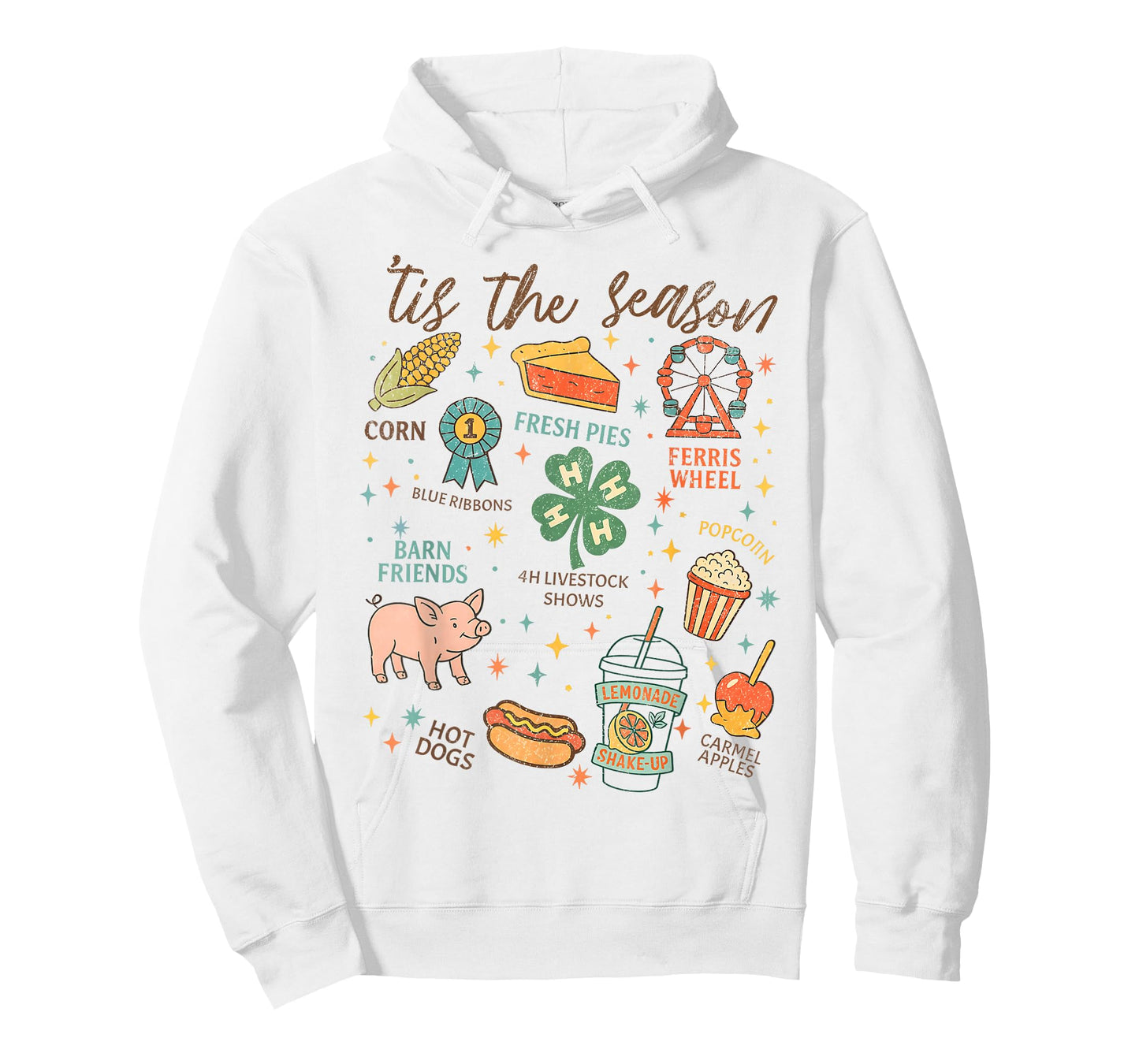 Tis The Season State Fair Livestock Shows Fair Week Tired T-Shirt