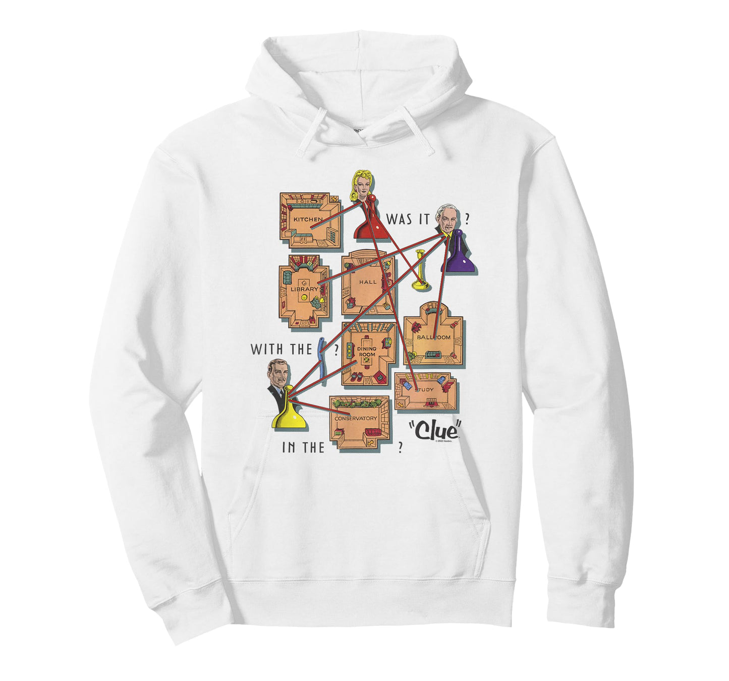 Clue Mystery Gameboard Poster T-Shirt