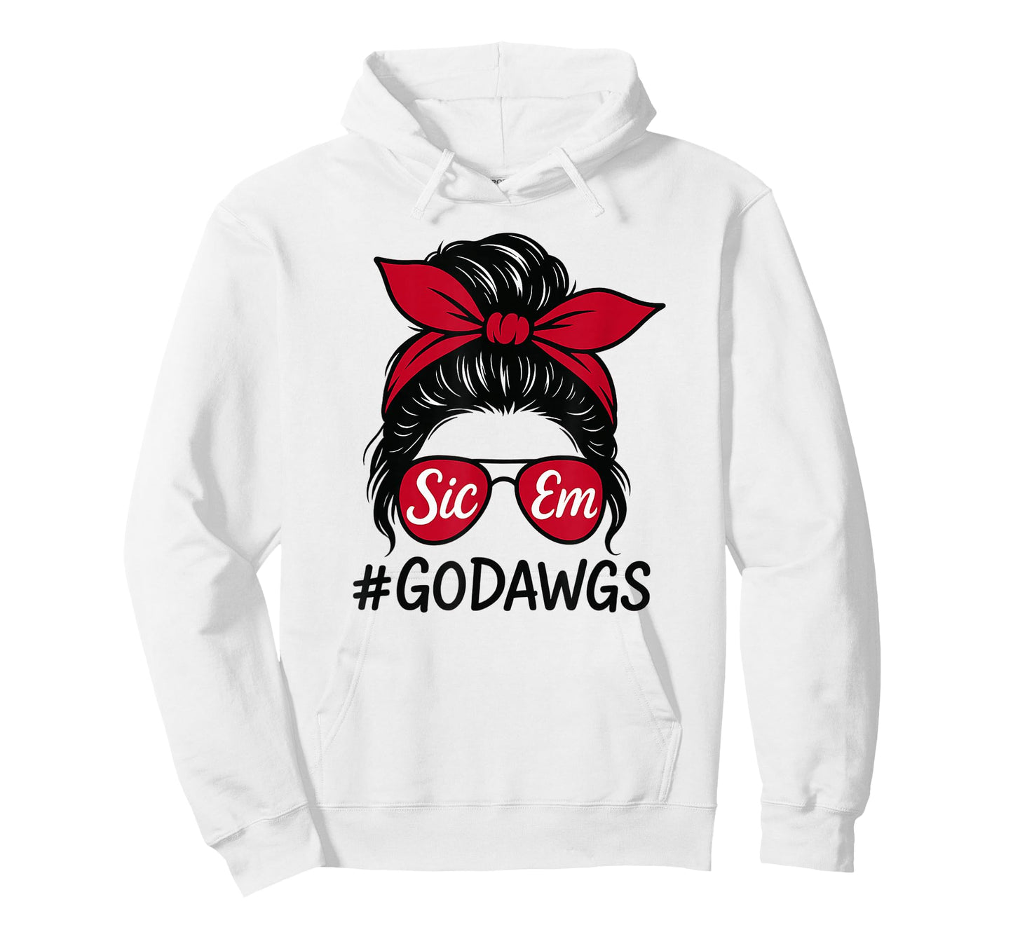 Dawgs Sic Em, Go Dawgs, Sic'Em, Go Bulldog for Women Girls T-Shirt