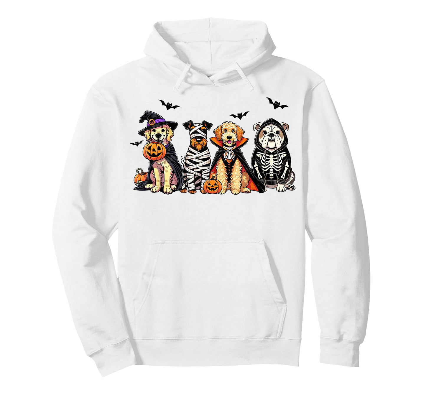 Dog Ghost Cute Dog Dressed As Ghost Funny Halloween Dog T-Shirt