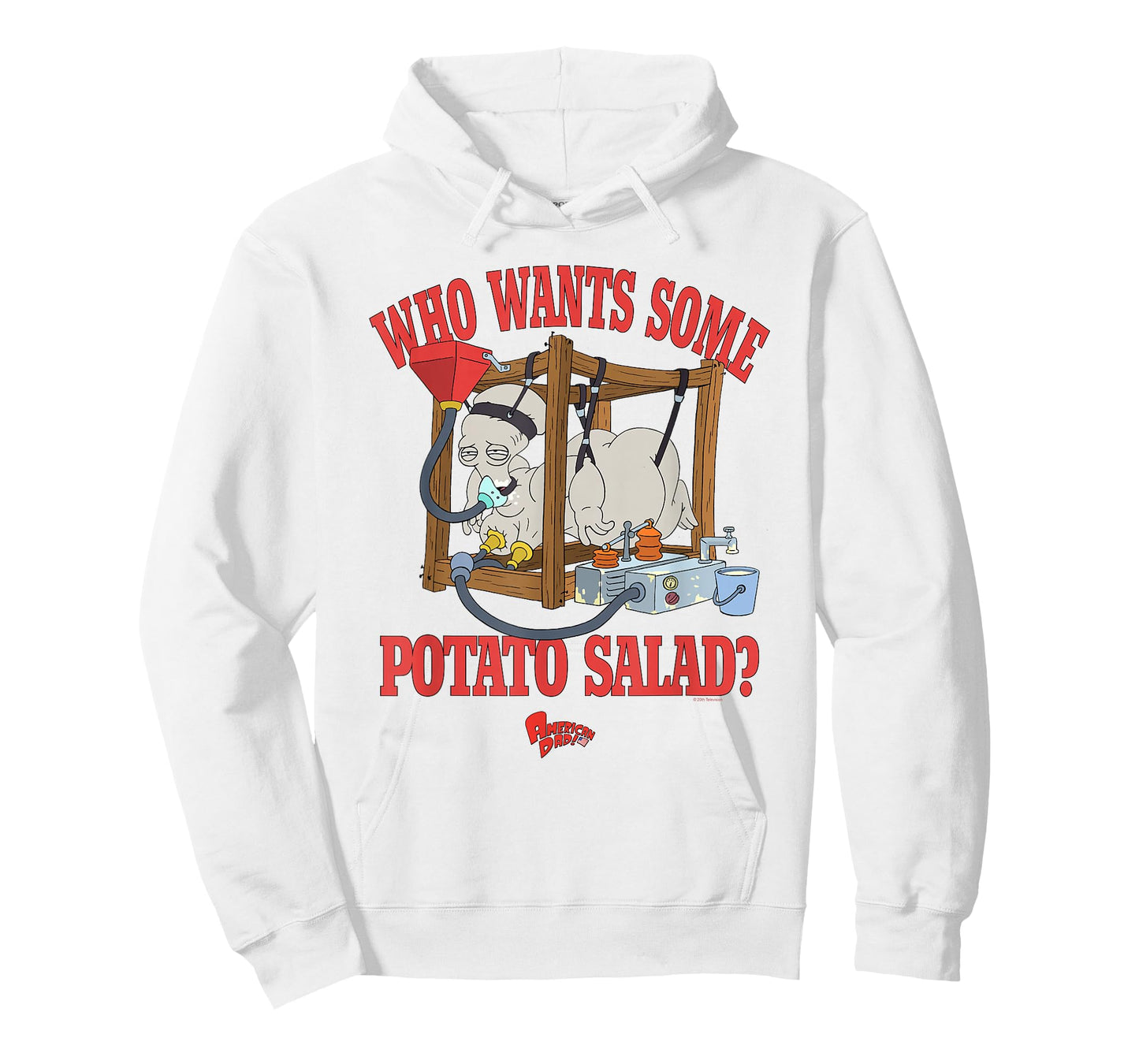 American Dad Who Wants Some Potato Salad Roger Cartoon T-Shirt