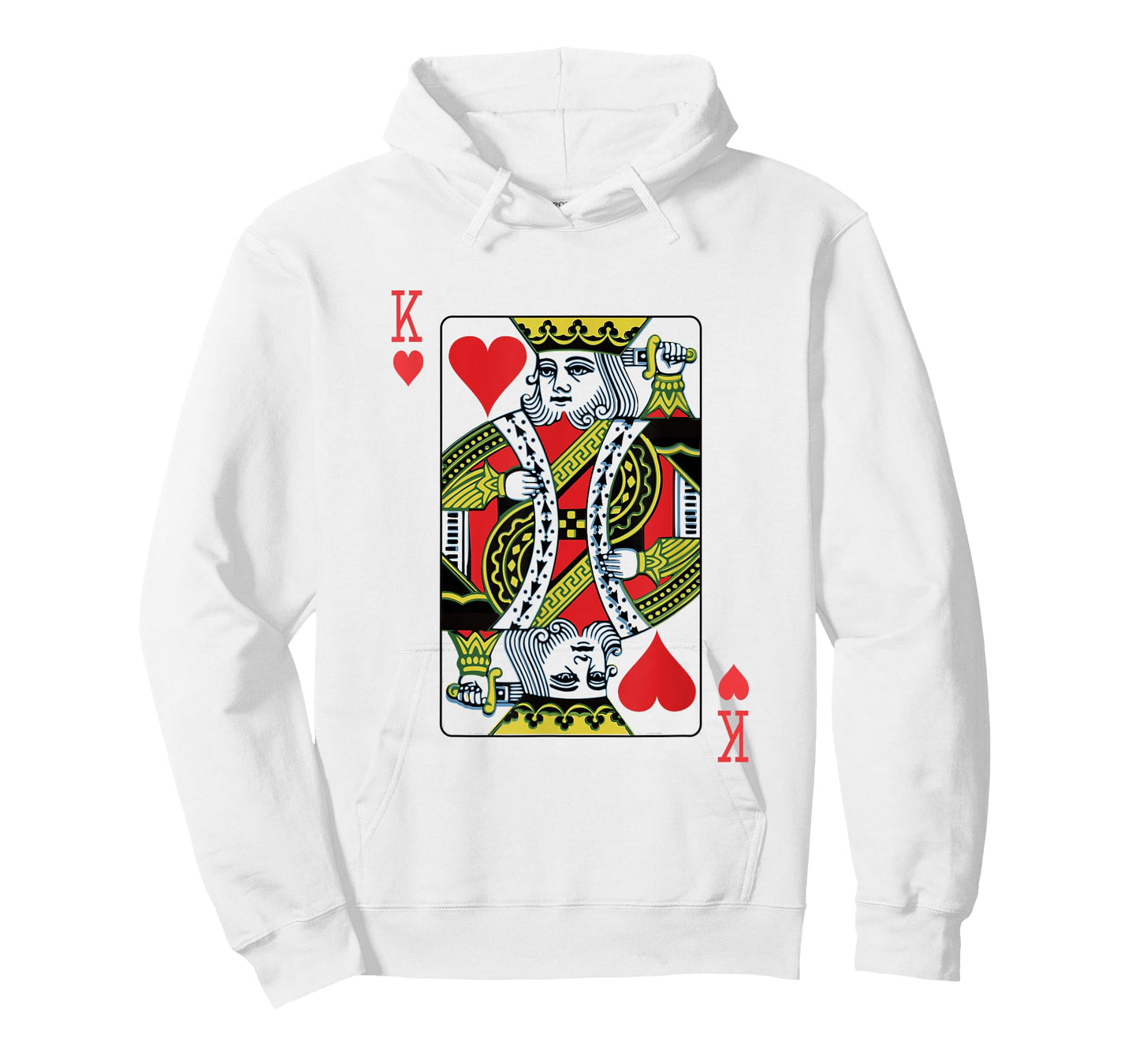 King of Hearts Playing Card Poker T-Shirt