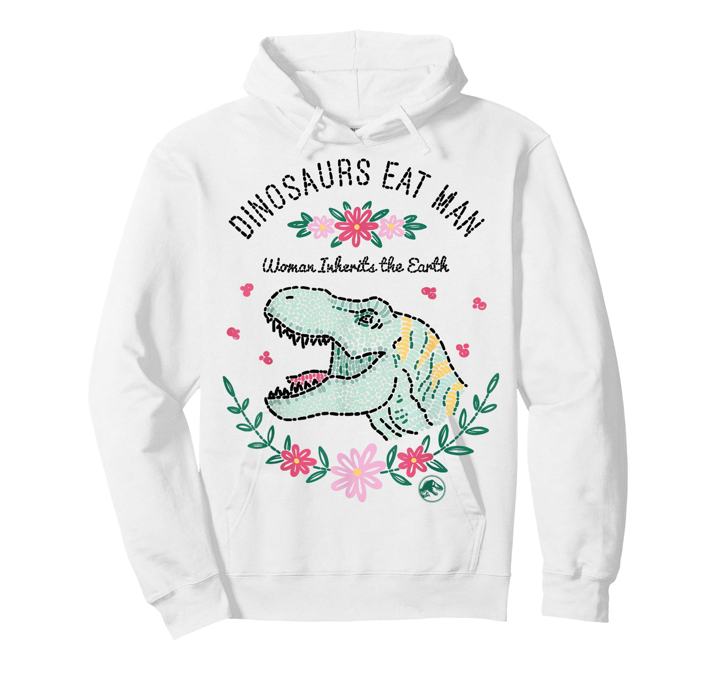 Jurassic Park Dinos Eat Man Women Inherit The Earth T-Shirt Small