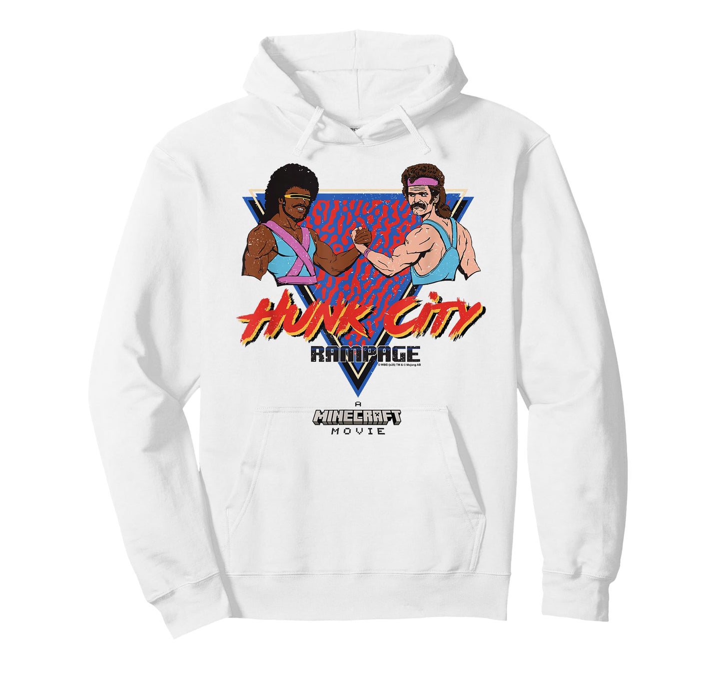 A Minecraft Movie Hunk City Rampage Colorful 90's Logo T-Shirt