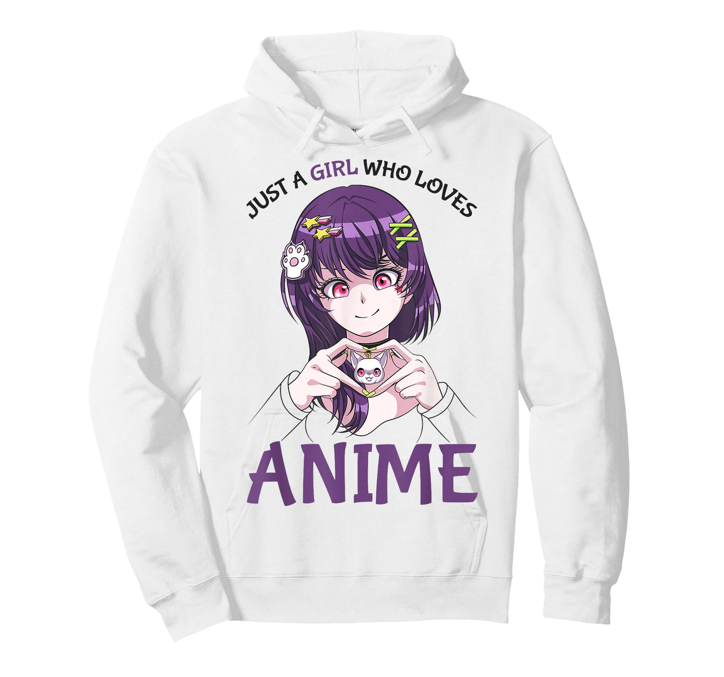 Just A Girl Who Loves Anime Teenage Girls Merch Stuff T-Shirt