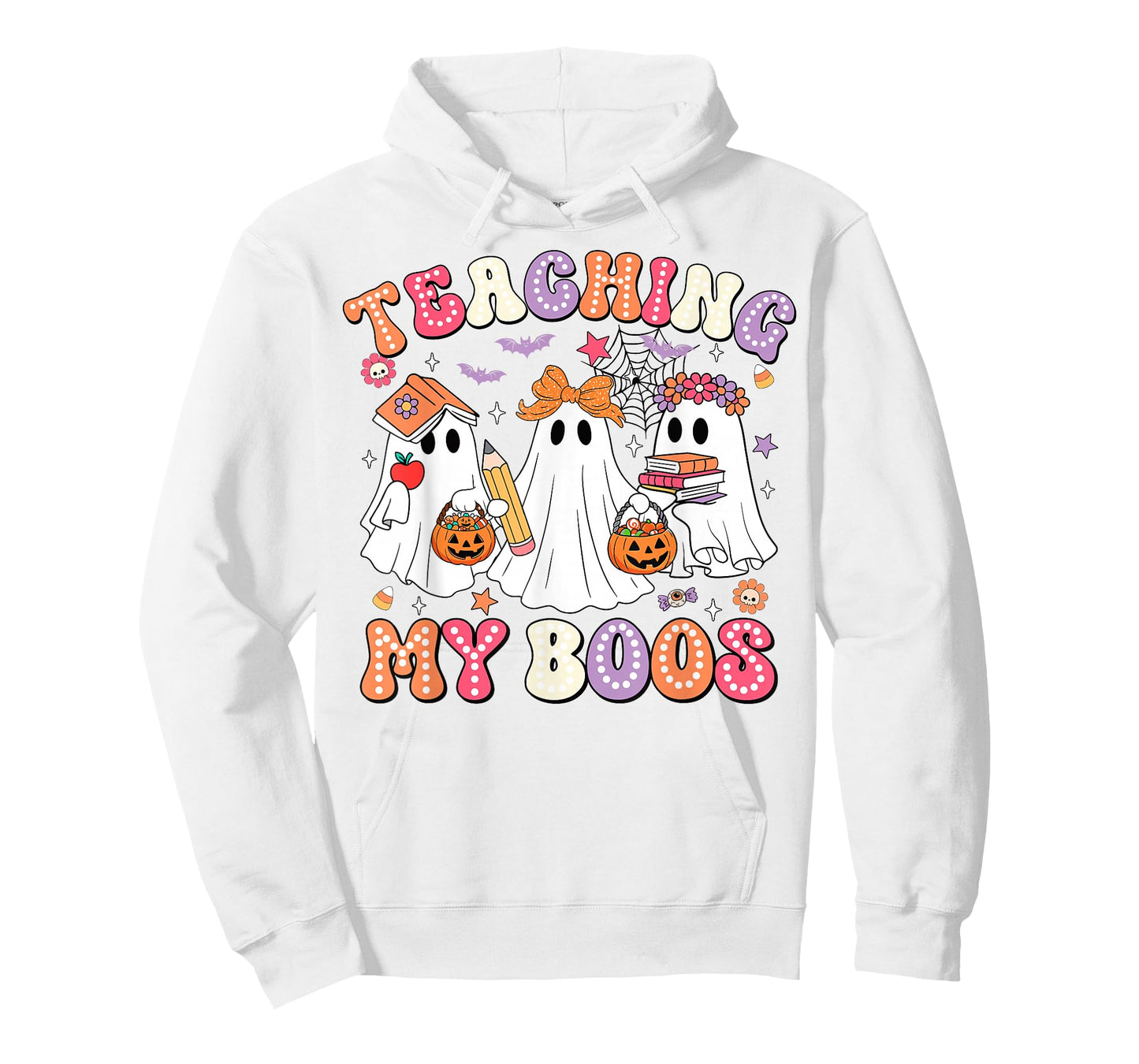 Teaching My Boos Cute Spooky Ghost Teacher Halloween Women T-Shirt