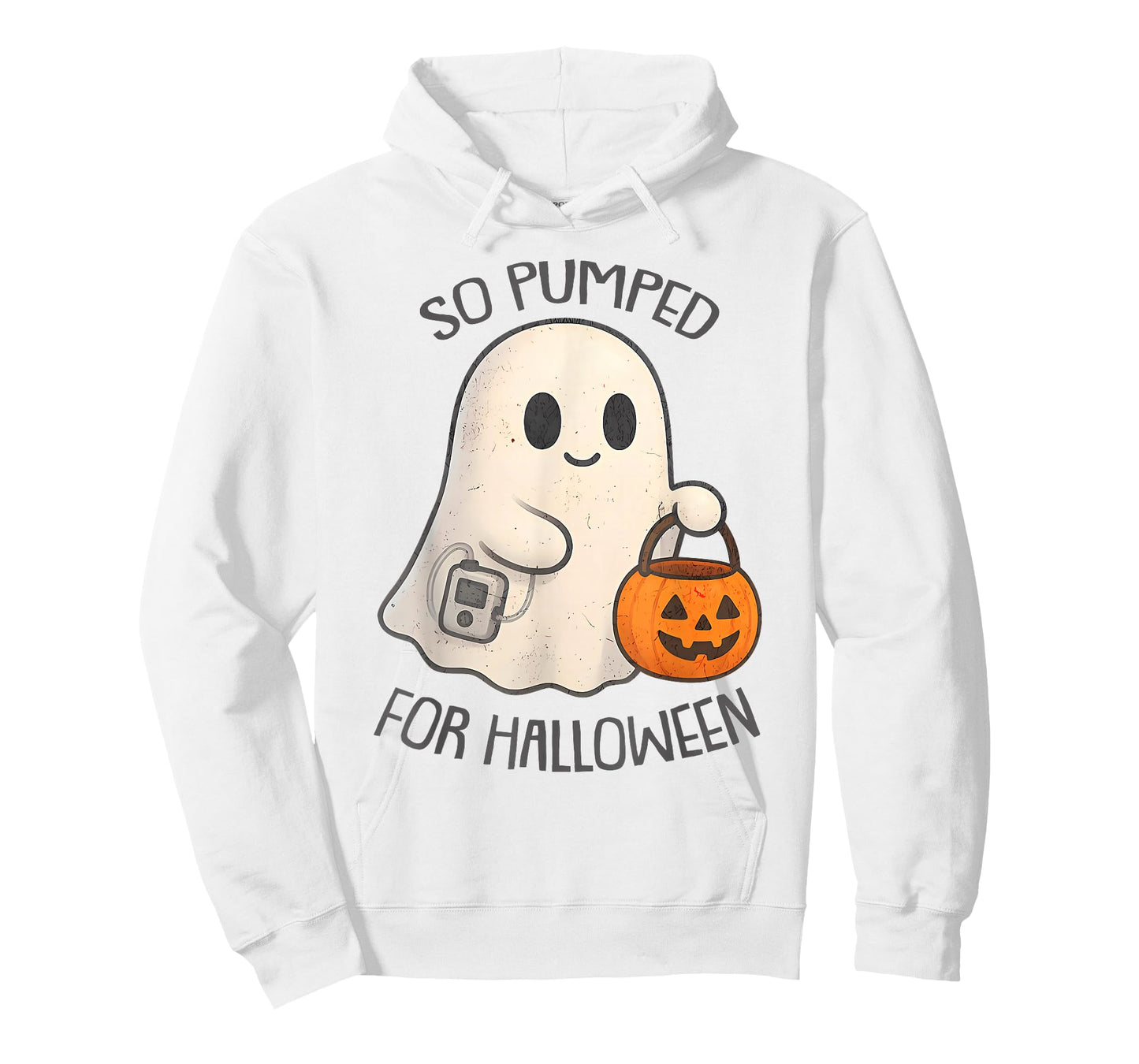 So Pumped for Halloween Cute Boo Ghost Diabetes Awareness T-Shirt