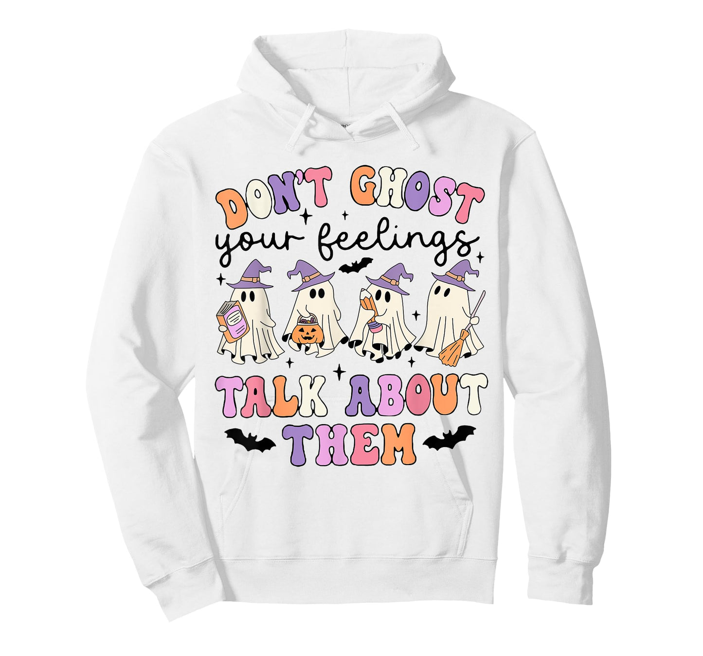 Don't Ghost Your Feeling Talk About Them Counselor Halloween T-Shirt