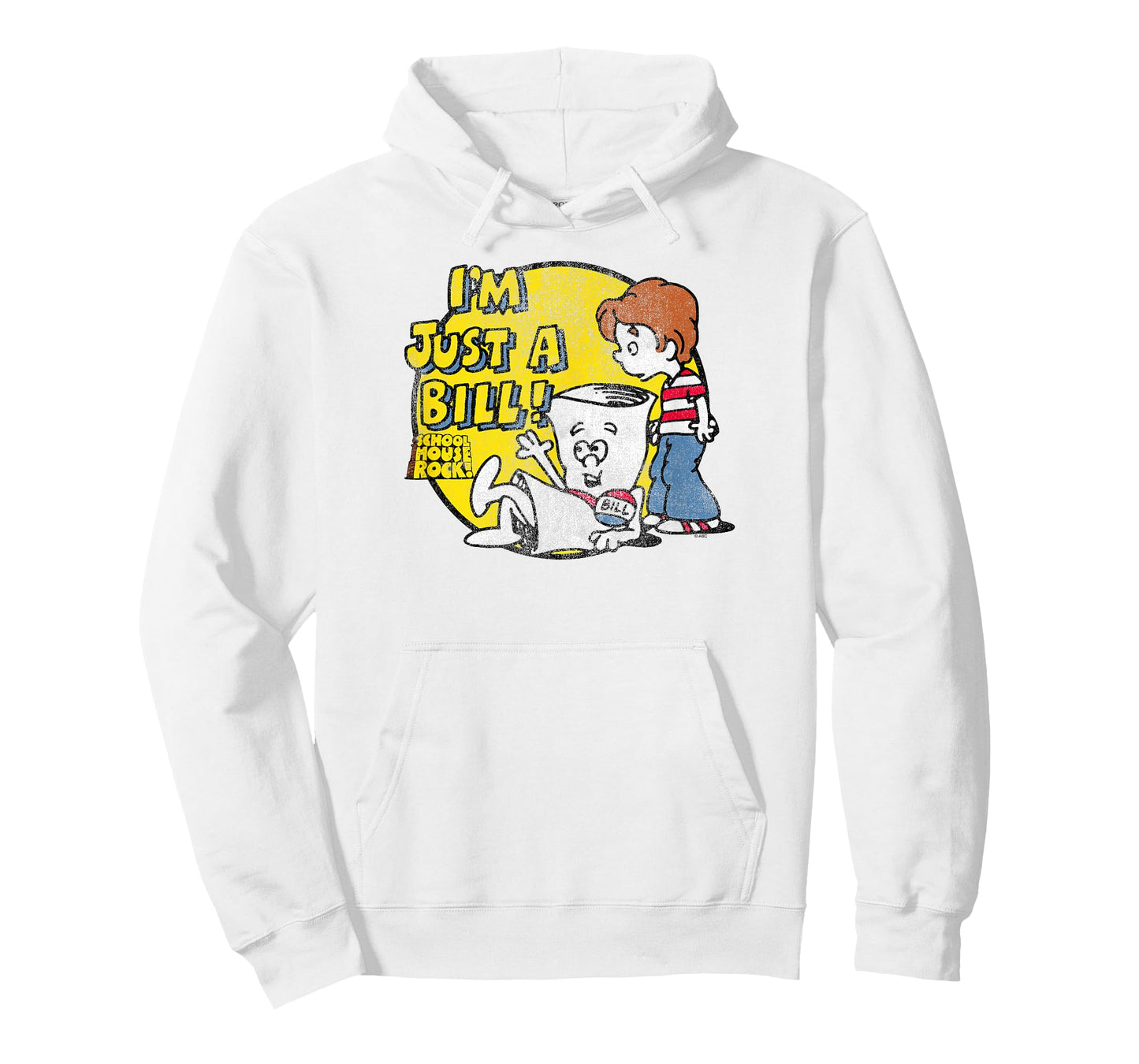 Schoolhouse Rock I’m Just a Bill Round Logo Retro TV Show T-Shirt