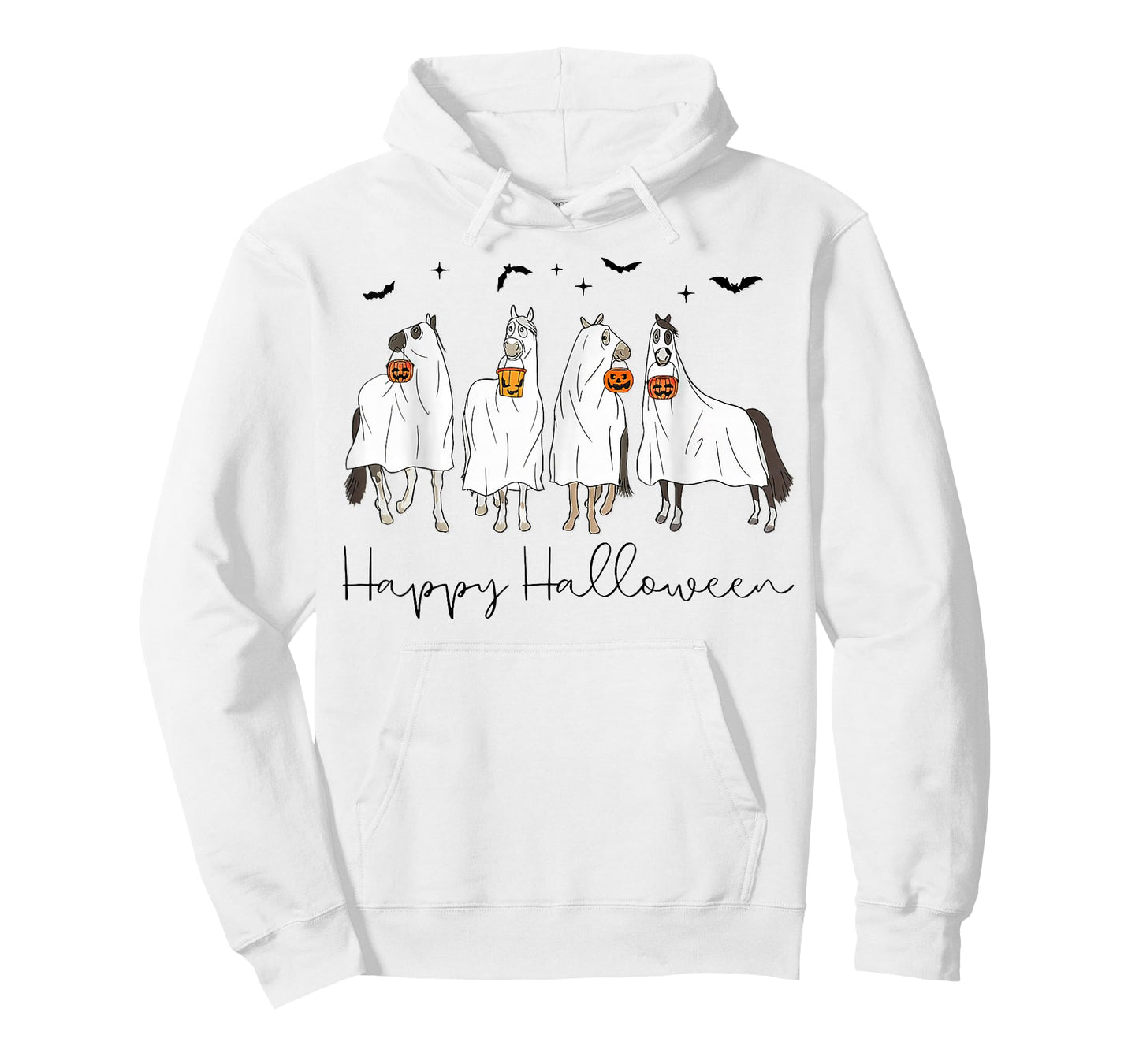 Happy Halloween Horse Ghost T-Shirt