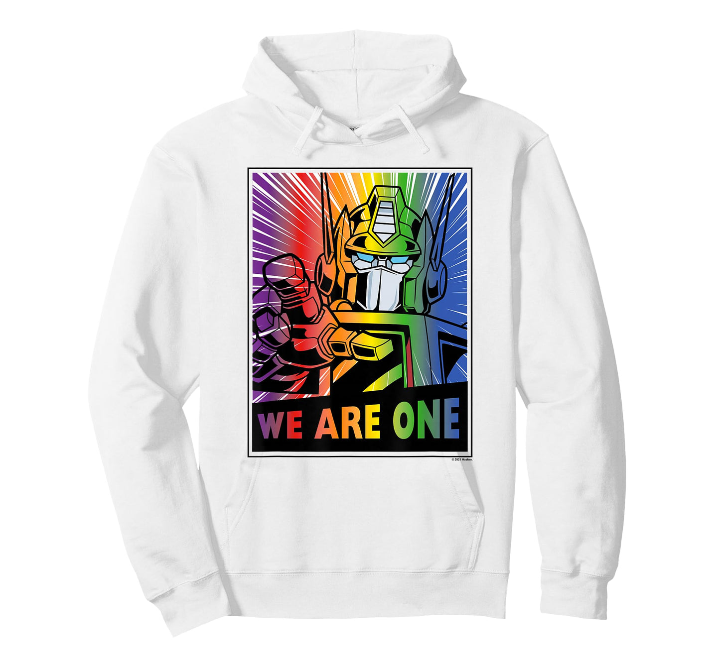 Transformers Pride Rainbow Optimus Prime We Are One T-Shirt