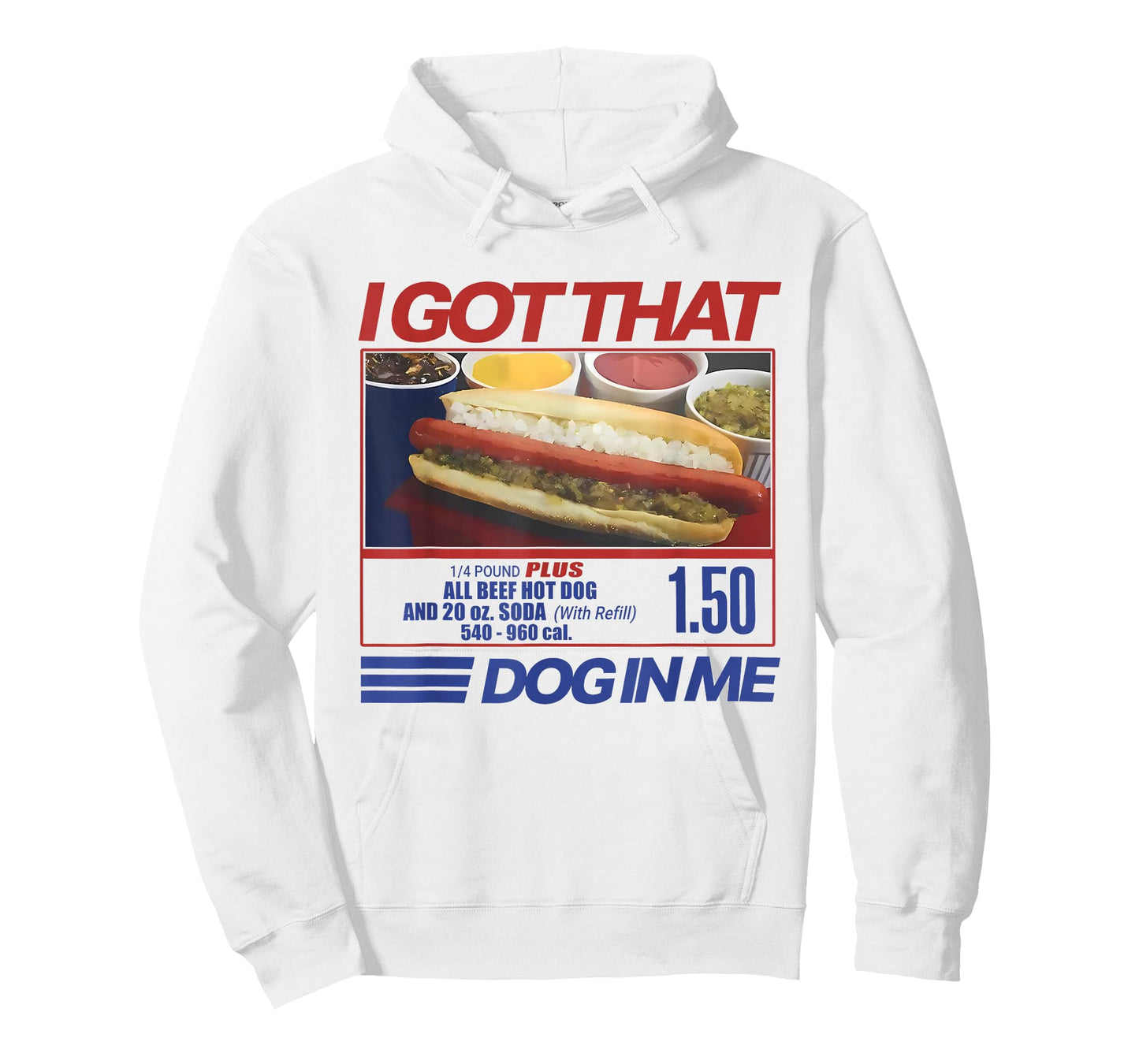 Retro Vintage I Got That Dog in Me Funny Hotdog Men Women T-Shirt