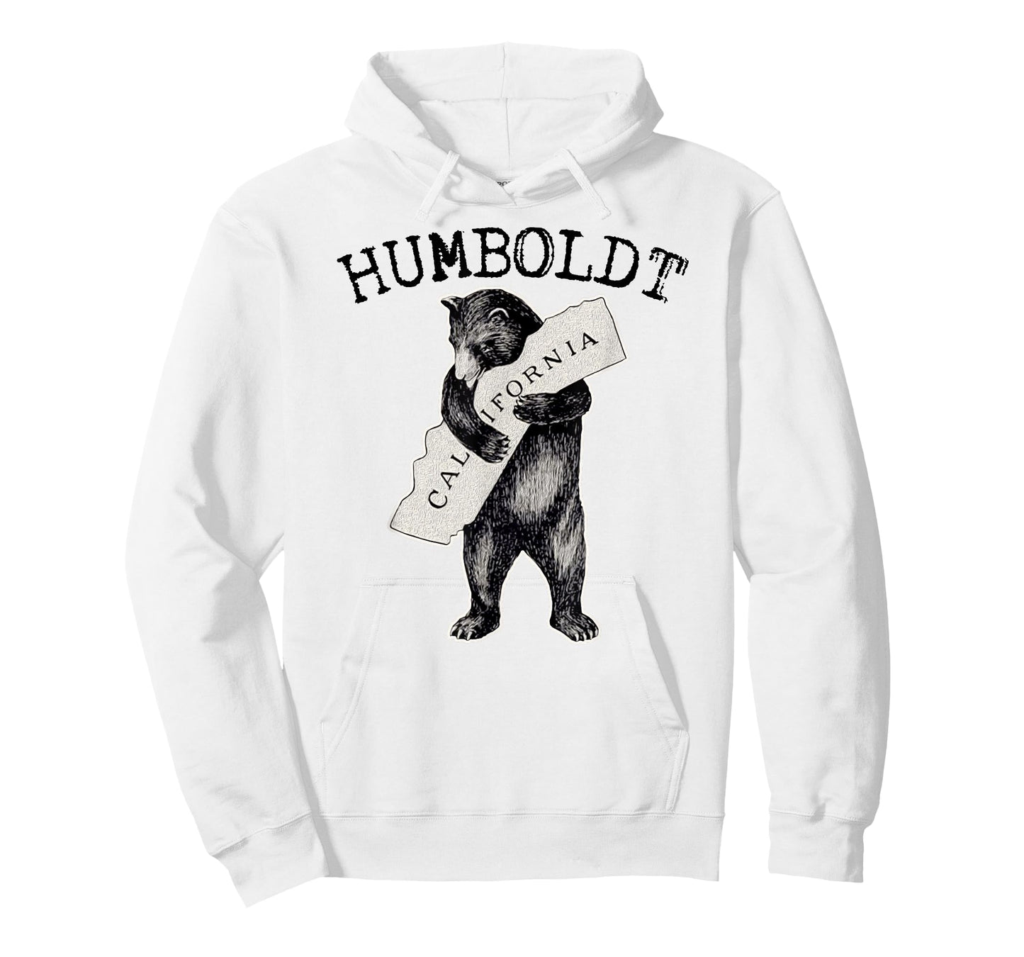Cali Bear Hug I Love California Grizzly Bear Humboldt County T-Shirt