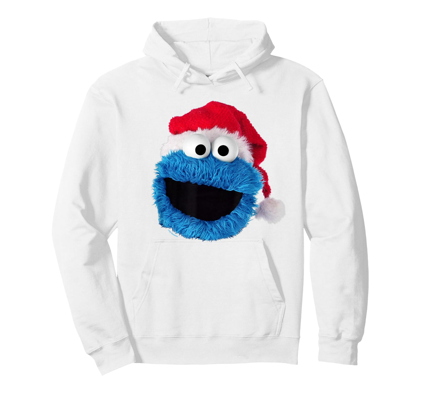 Sesame Street Cookie Monster Christmas Santa Hat T-Shirt