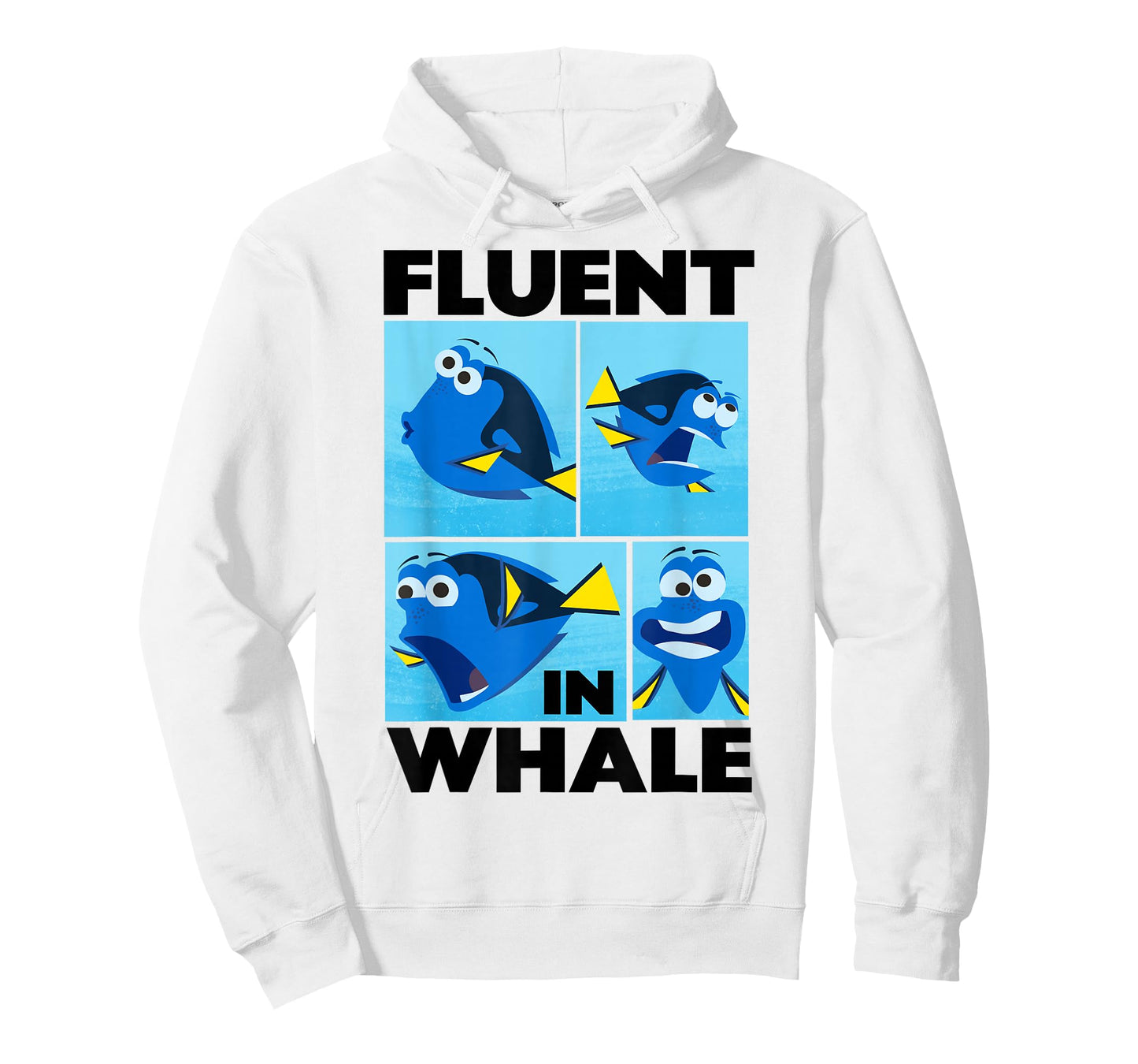 Disney Pixar Finding Dory Fluent in Whale Dory Box Ups T-Shirt
