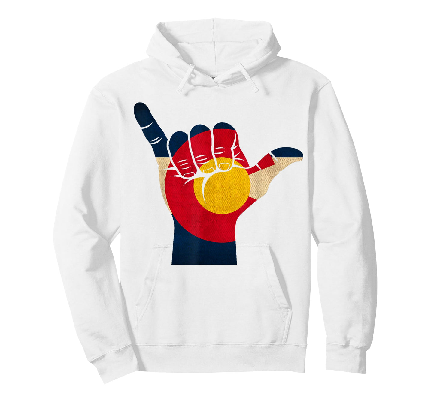 Colorado Rocky Mountain Shirt | Shaka Sign Flag of Colorado T-Shirt
