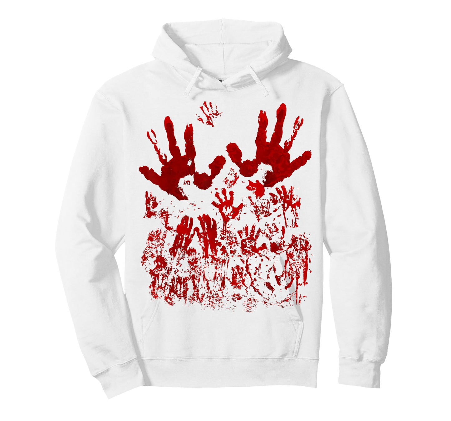 Blood Splatter Shirt Bloody Shirt Handprint Horror Zombie T-Shirt