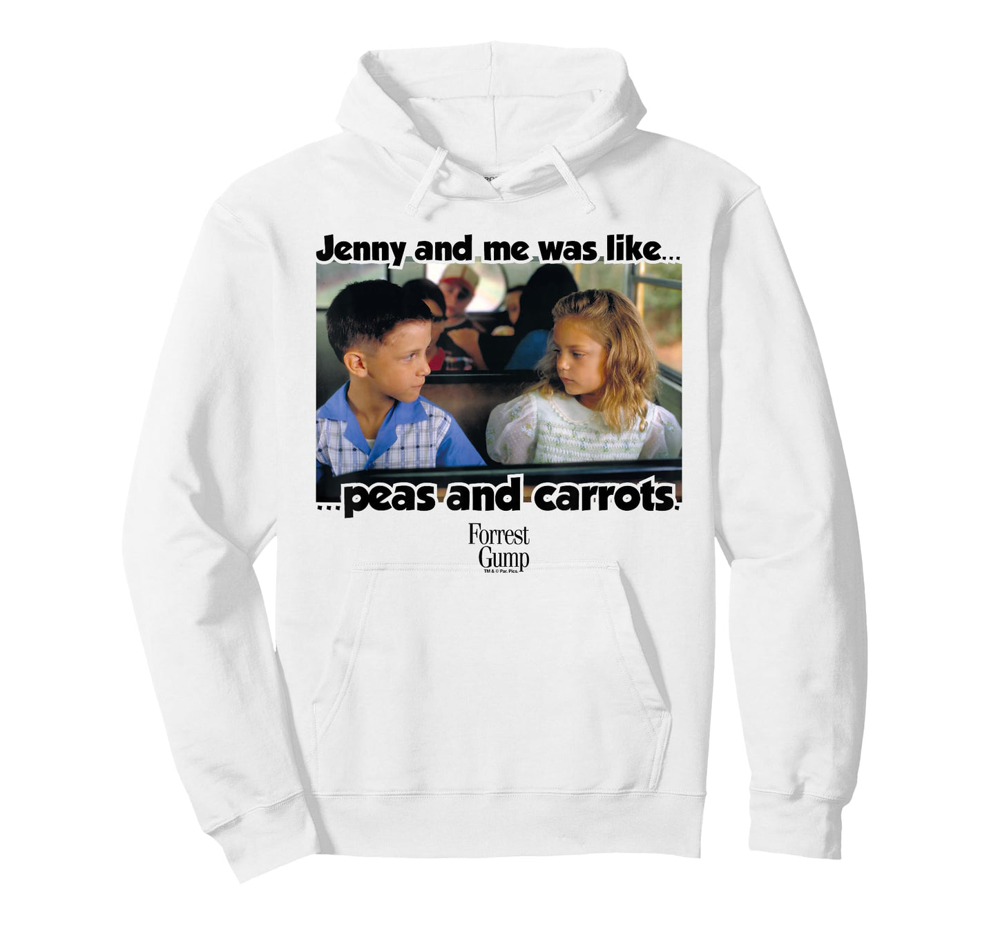 Forrest Gump Jenny And Me Was Like Peas And Carrots T-Shirt
