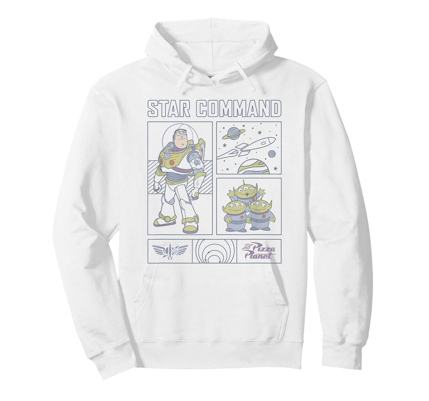 Disney Pixar Toy Story Buzz Lightyear Star Command Comic T-Shirt