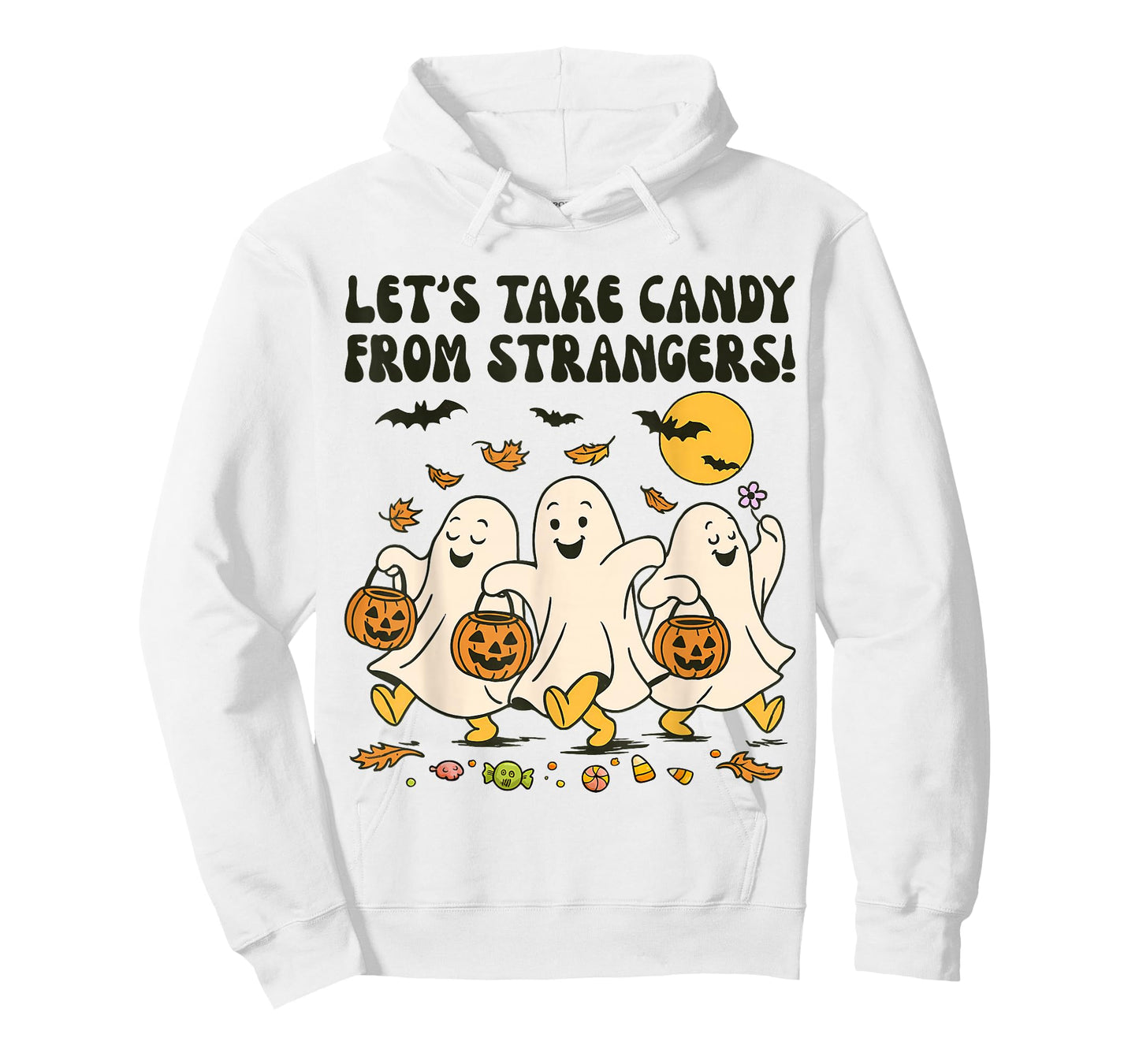 Let's Take Candy from Strangers Halloween Trick Or Treat Kid T-Shirt