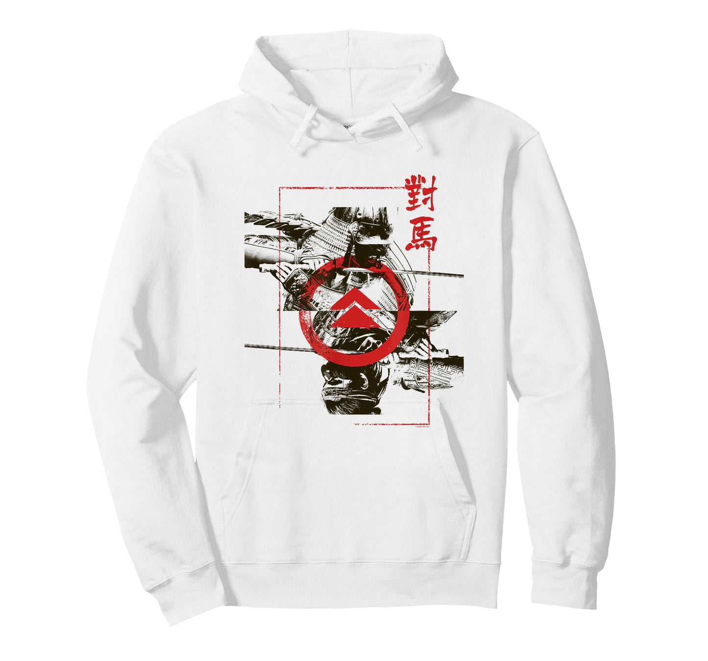 Ghost of Tsushima Mirrored Graphic with Crest T-Shirt