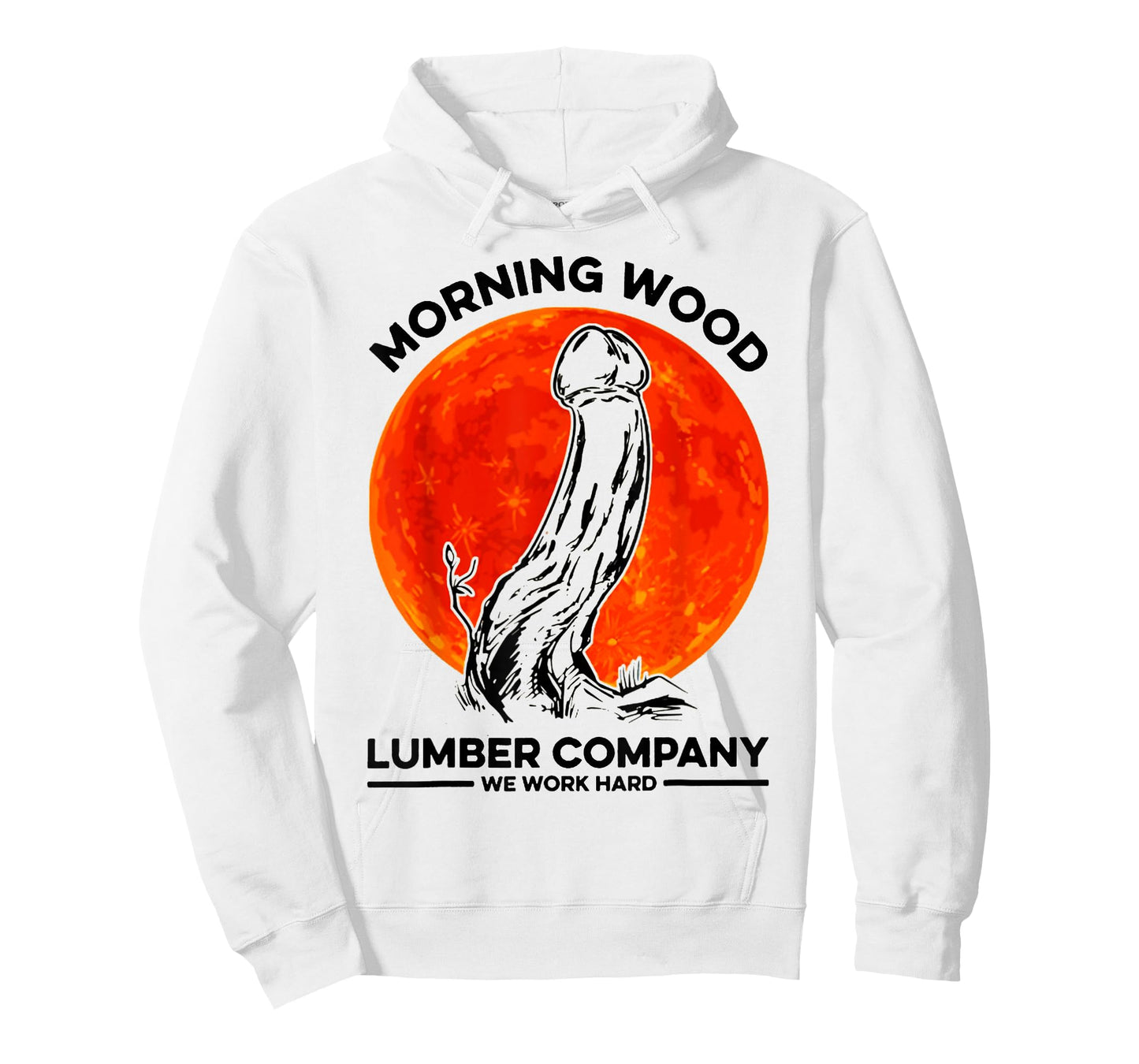 Morning Wood Lumber Company We Work Hard Shirt Monster
