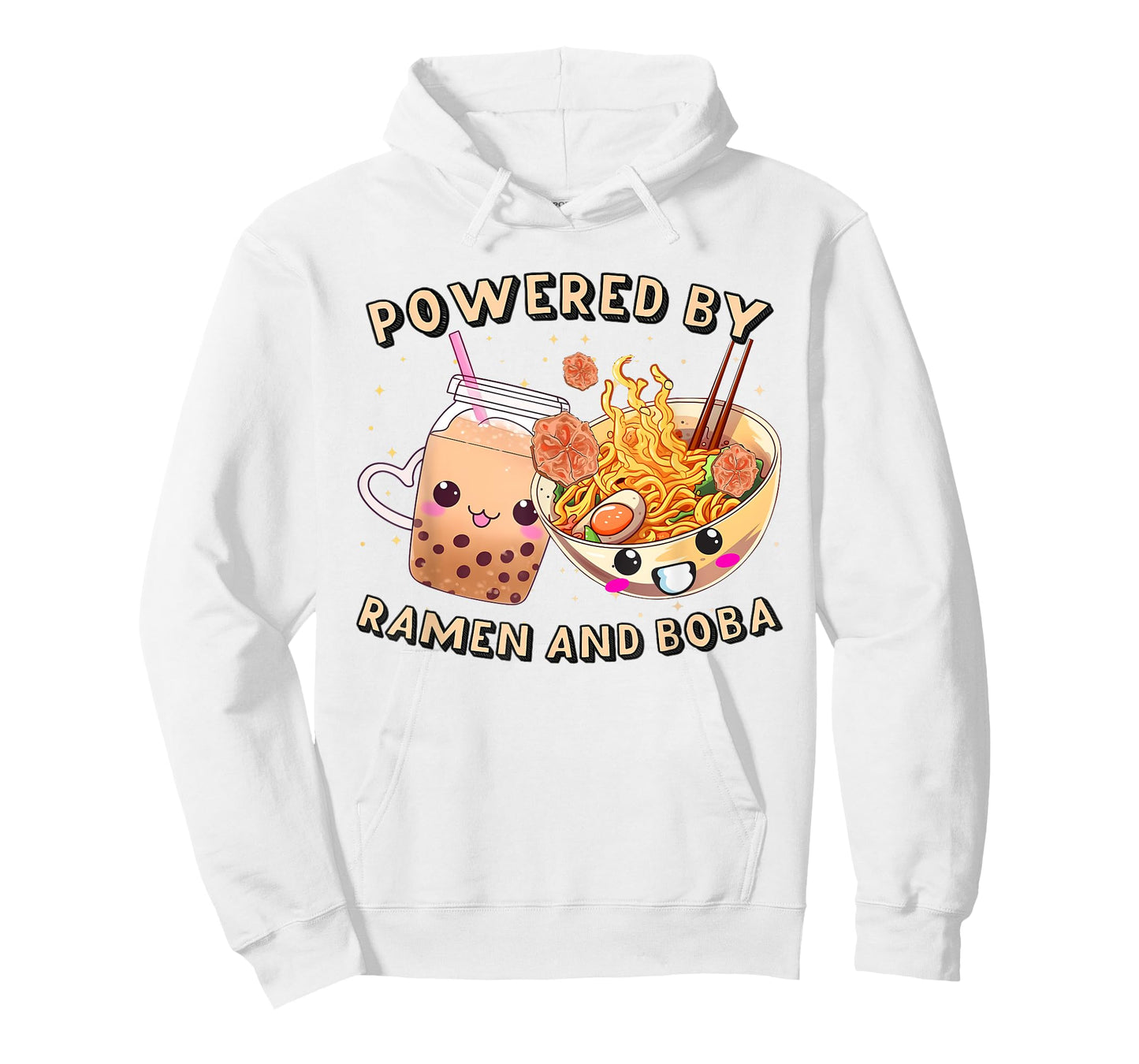 Boba Bubble Tea And Ramen For Teen Girls Japanese Food Anime T-Shirt