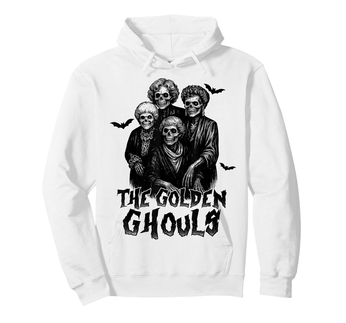 The Golden Ghouls Funny Halloween Skeleton Skull Women's T-Shirt