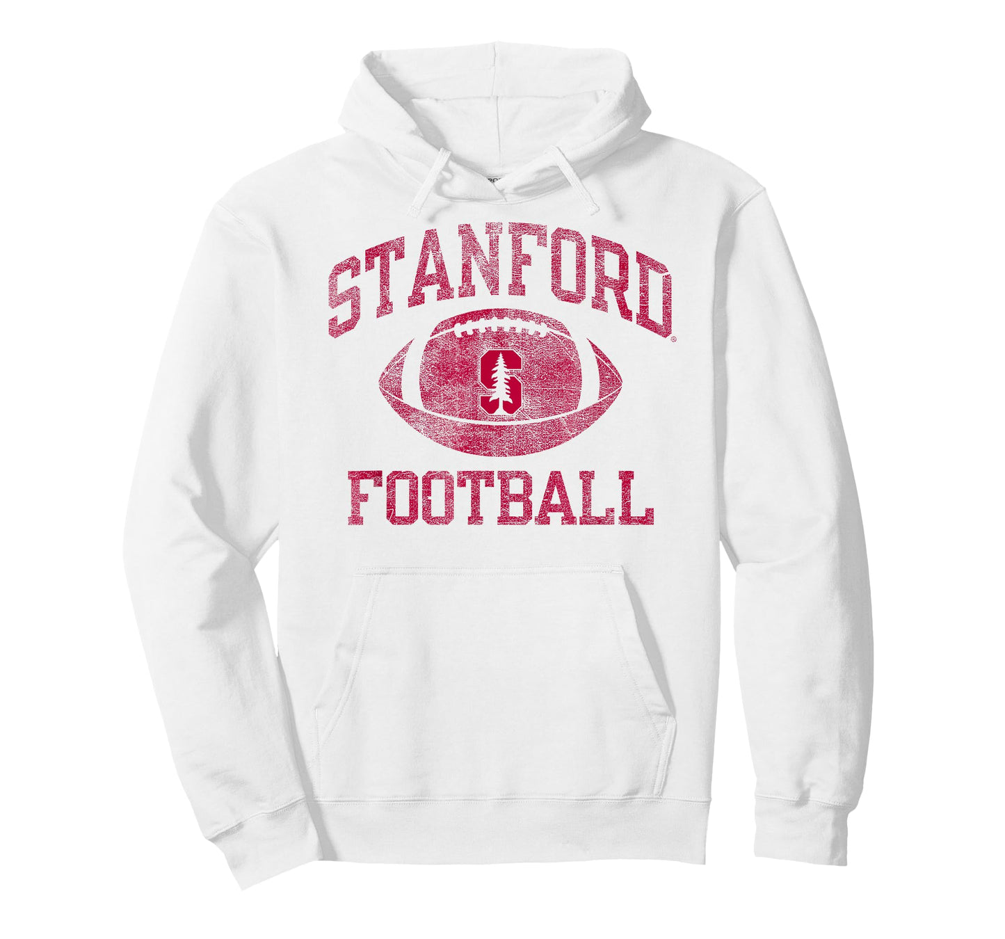 Stanford Cardinal Football Intensity Vintage White T-Shirt