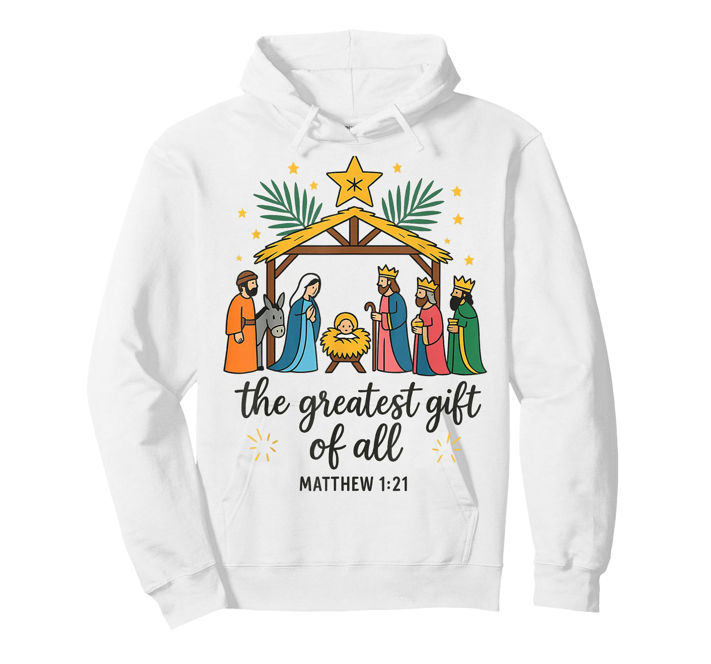 The Greatest Gift for All Christmas Nativity Jesus Christian T-Shirt