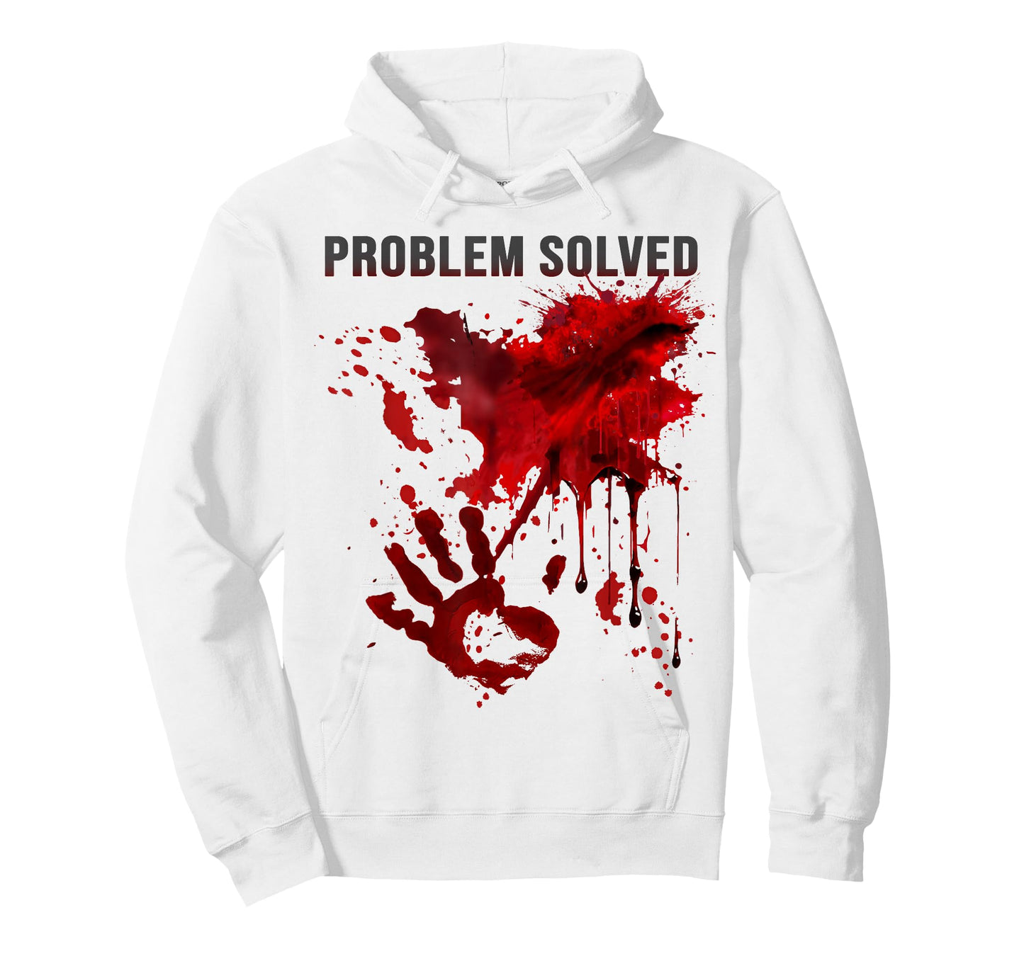 Problem Solved Bloody Shirt Blood Stained Blood Splatter T-Shirt