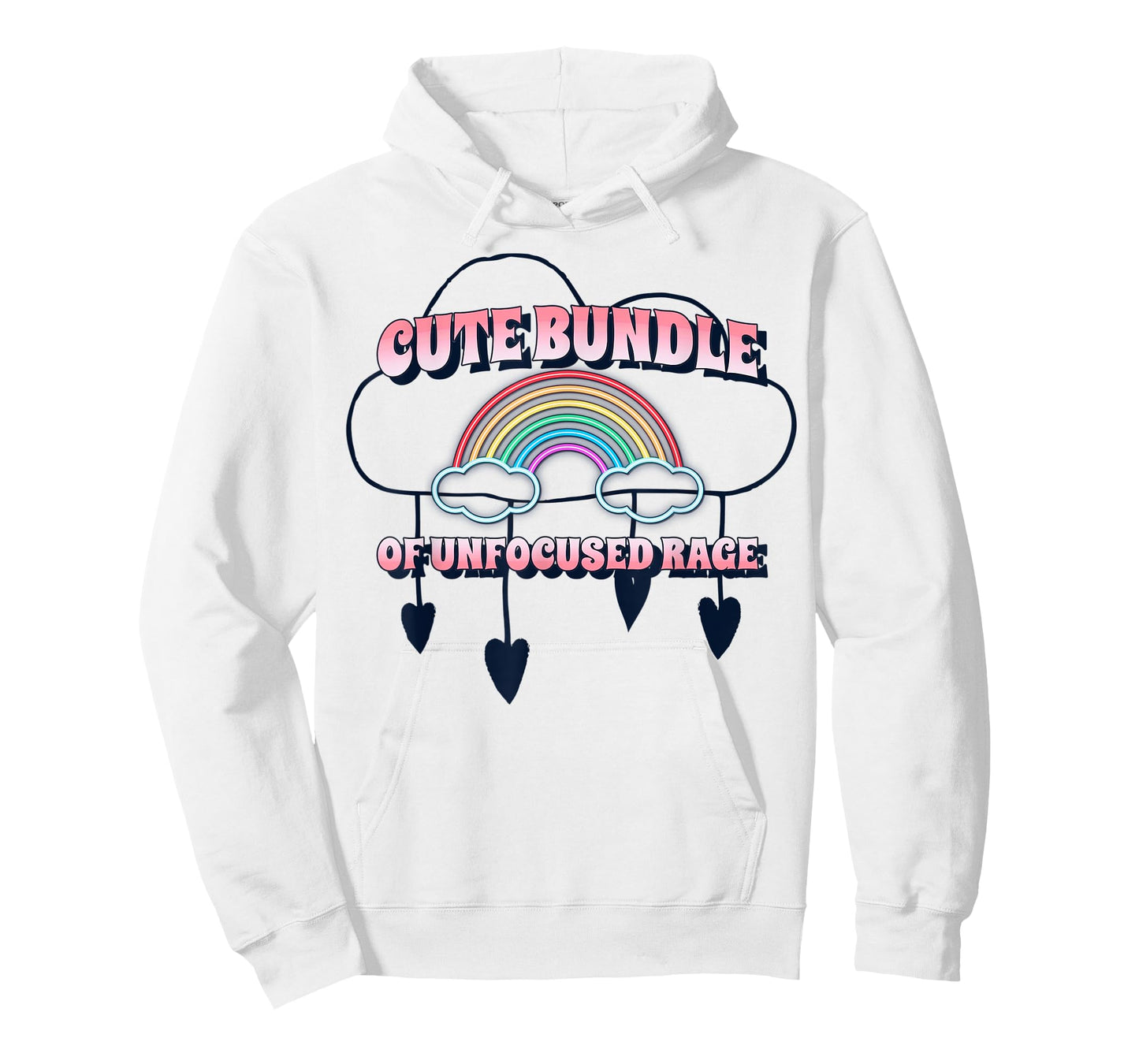 Cute Bundle Of Unfocused Rage Rainbow Pastel Goth Kawaii T-Shirt