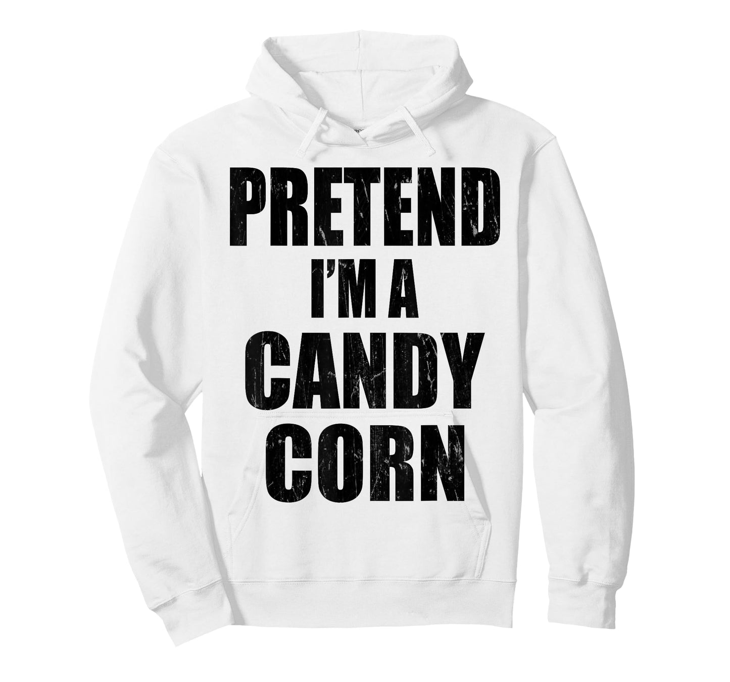 Pretend I'm A CANDY CORN Lazy Easy Last Minute Costume T-Shirt