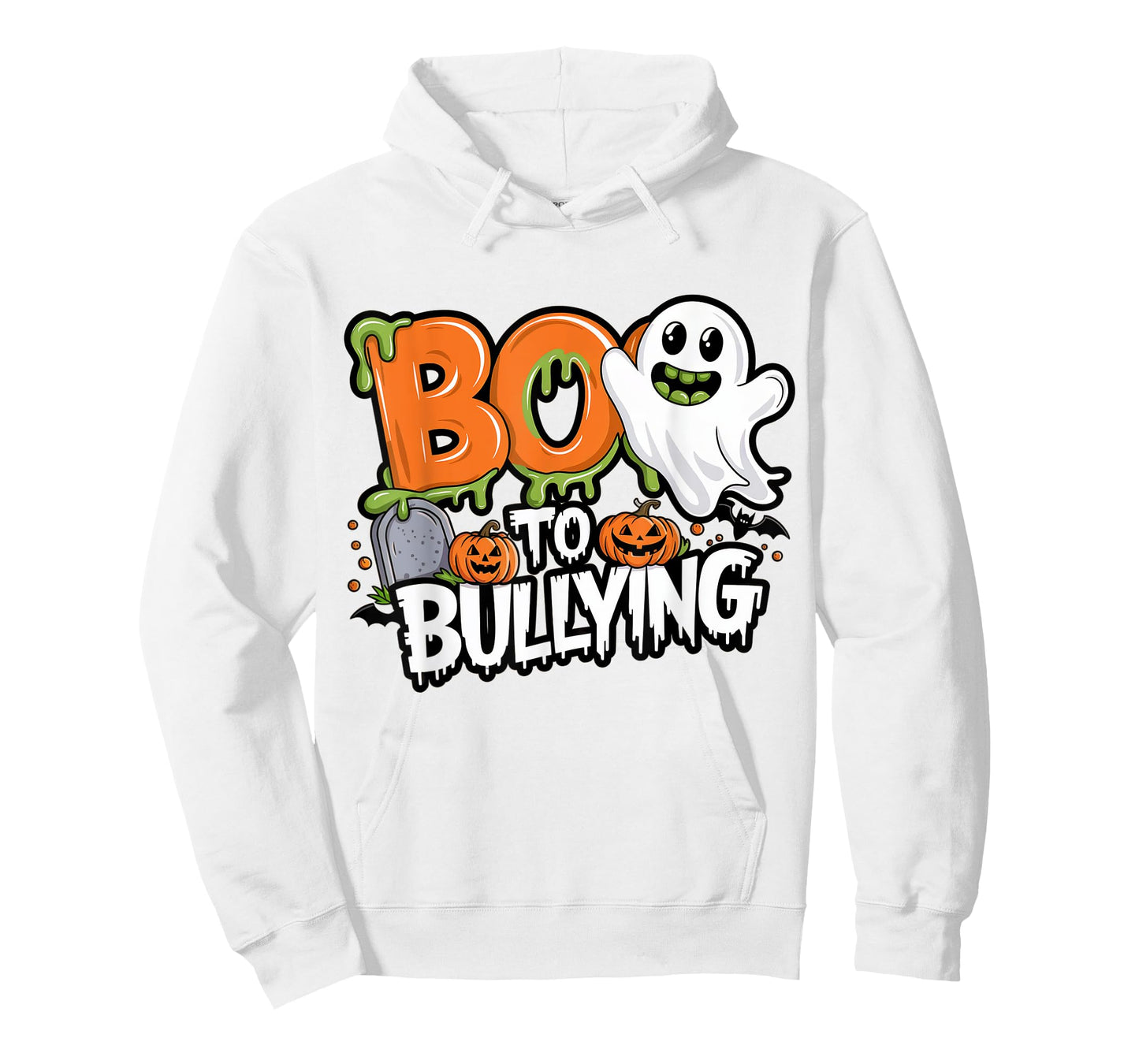 Boo Anti Bullying Funny Halloween Orange Unity Day Boys T-Shirt