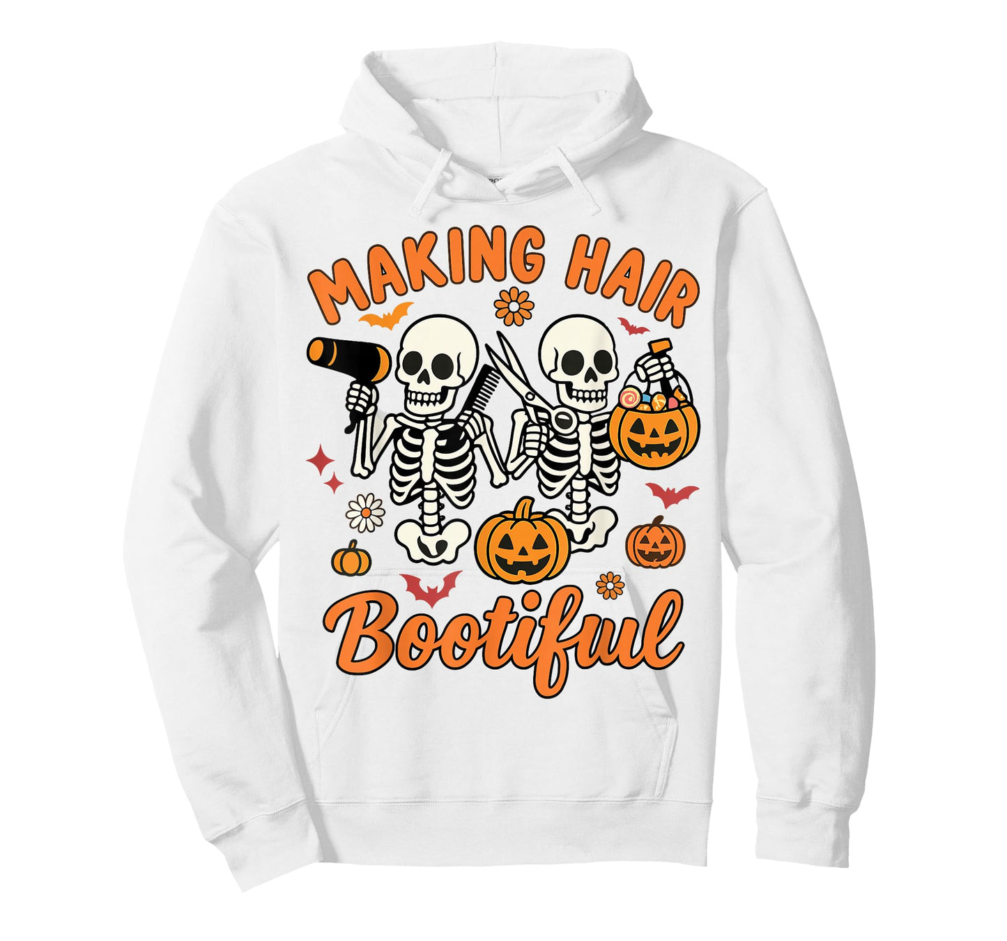 Making Hair Bootiful Funny Scary Ghost Hairdresser Halloween T-Shirt