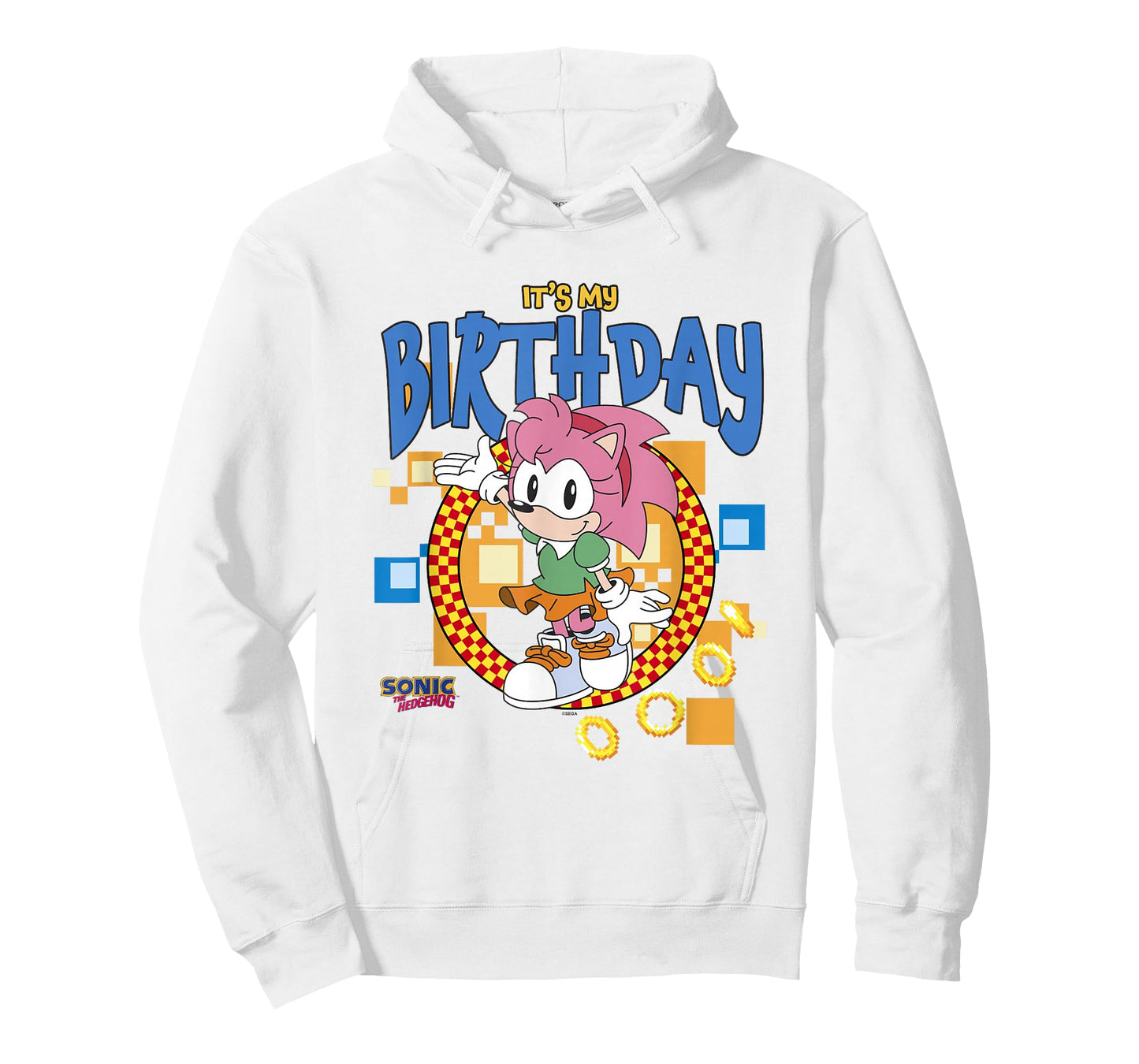 Sonic The Hedgehog Birthday It's My B-Day Amy Rose T-Shirt