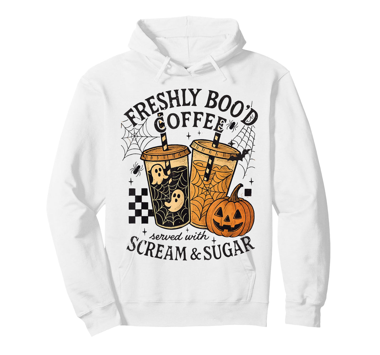 Freshly Boo’d Coffee Served with Scream & Sugar Halloween T-Shirt
