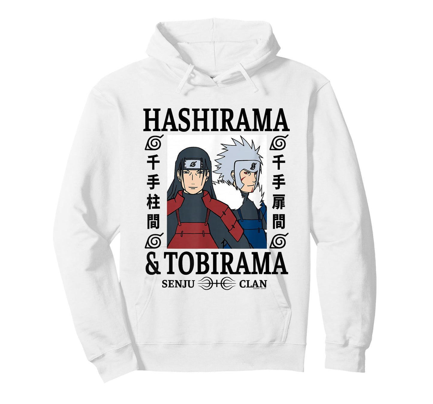 Naruto Shippuden Hashirama & Tobirama Senju Clan Anime T-Shirt