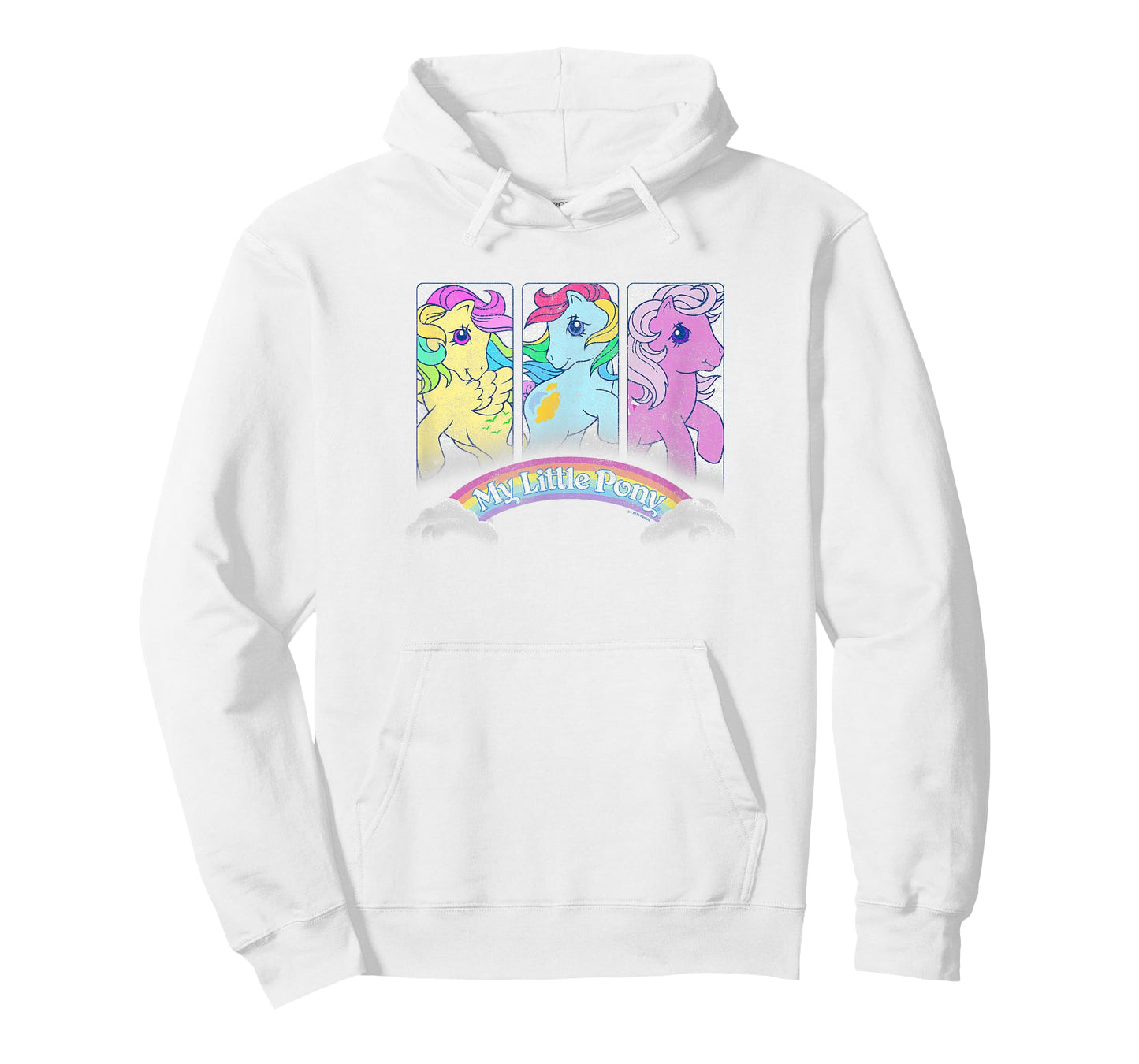My Little Pony Classic Group Shot Retro Rainbow Box Up T-Shirt