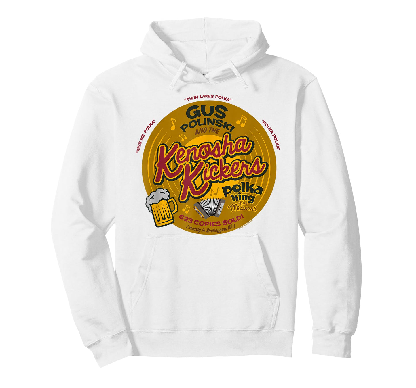 Home Alone Christmas Gus Polinski Kenosha Kickers Polka King T-Shirt