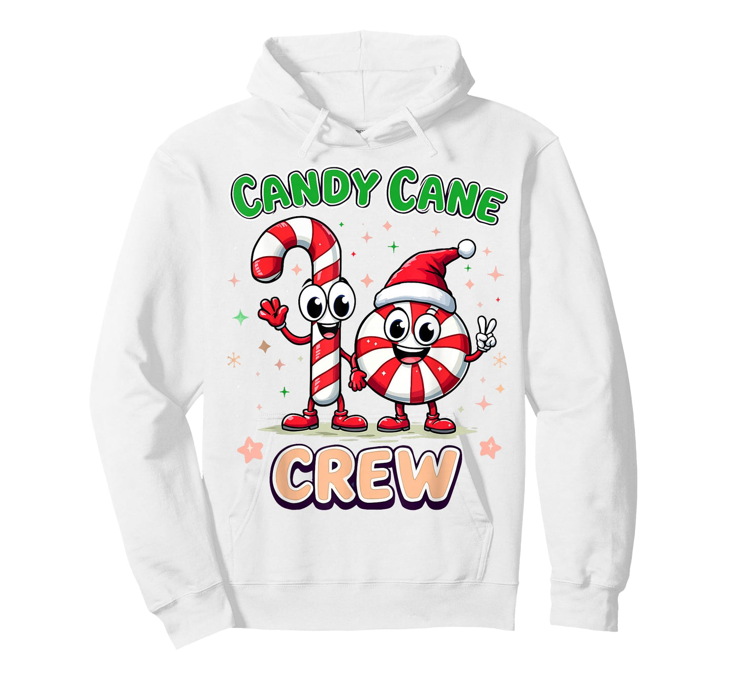 Candy Cane Crew Christmas Xmas Love Candy Boys Girls Kids T-Shirt