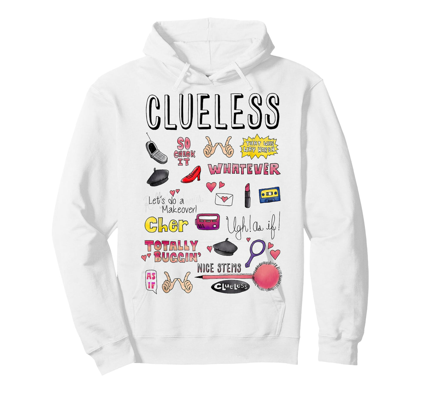 Clueless Icon Doodles T-Shirt