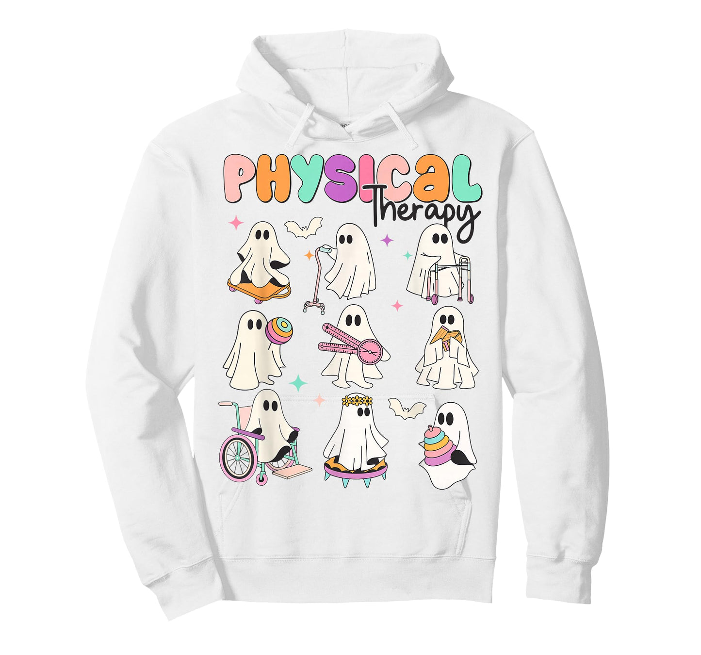 Cute Ghost Physical Therapy PT Physical Therapist Halloween T-Shirt