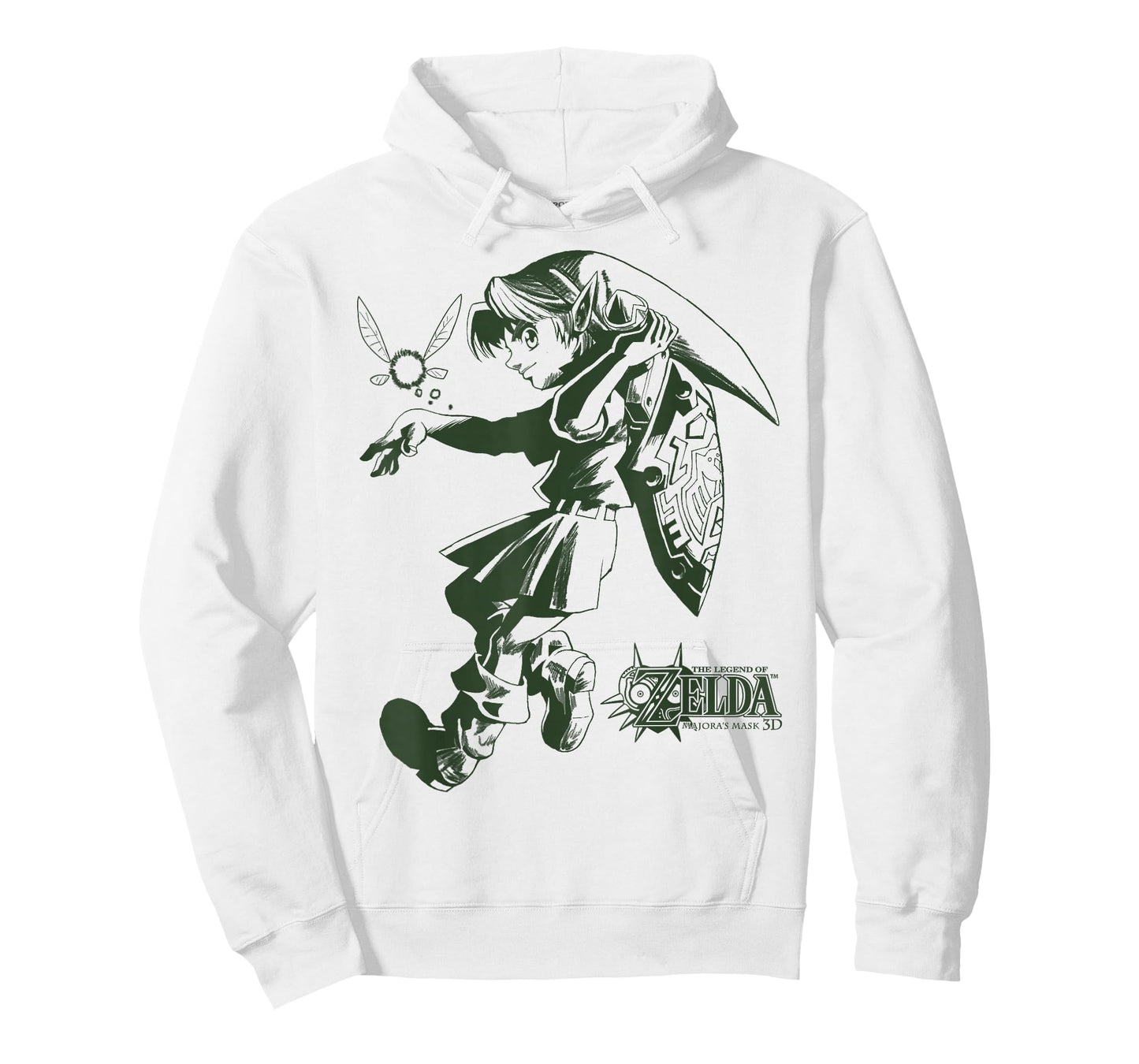 Nintendo Zelda Majora's Mask 3D Link Navi Green Line T-Shirt T-Shirt