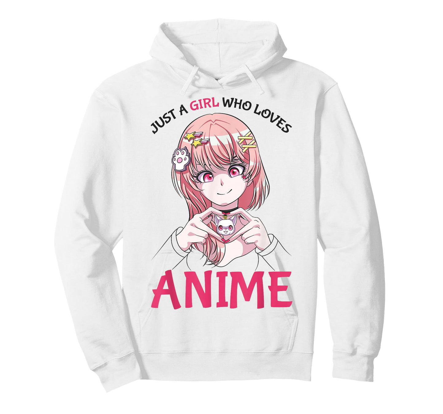 Just A Girl Who Loves Anime Merch Stuff Teenage Girls T-Shirt